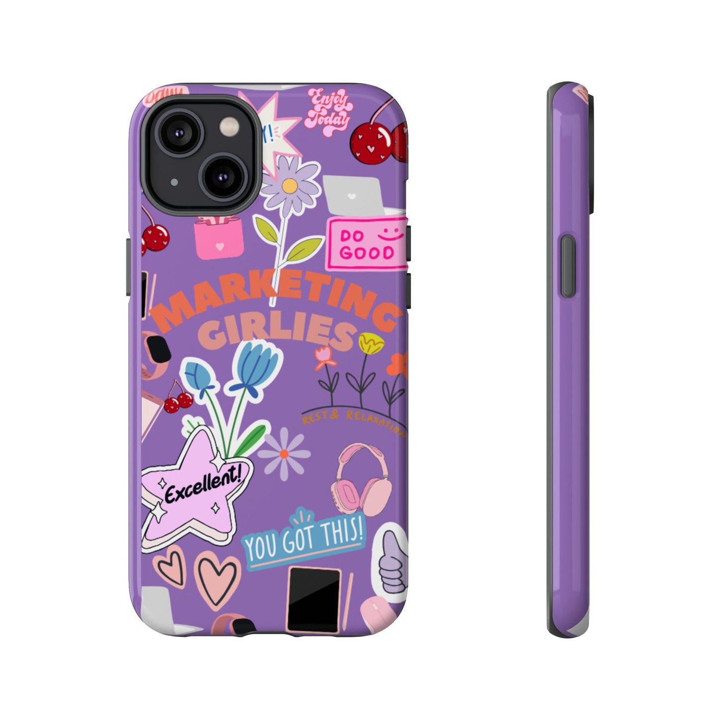 Marketing Girlies Sticker Phone Case