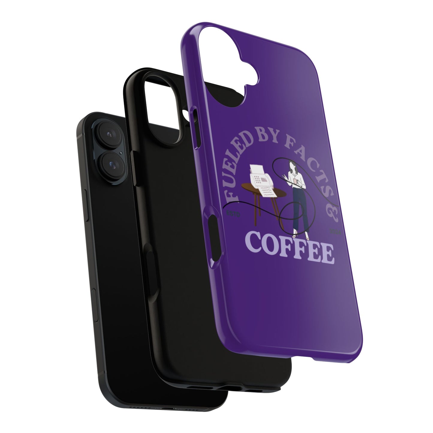 Fueled by Facts & Coffee Phone Case