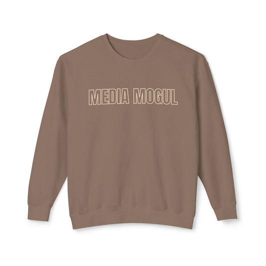 Media Mogul Unisex Lightweight Crewneck Sweatshirt