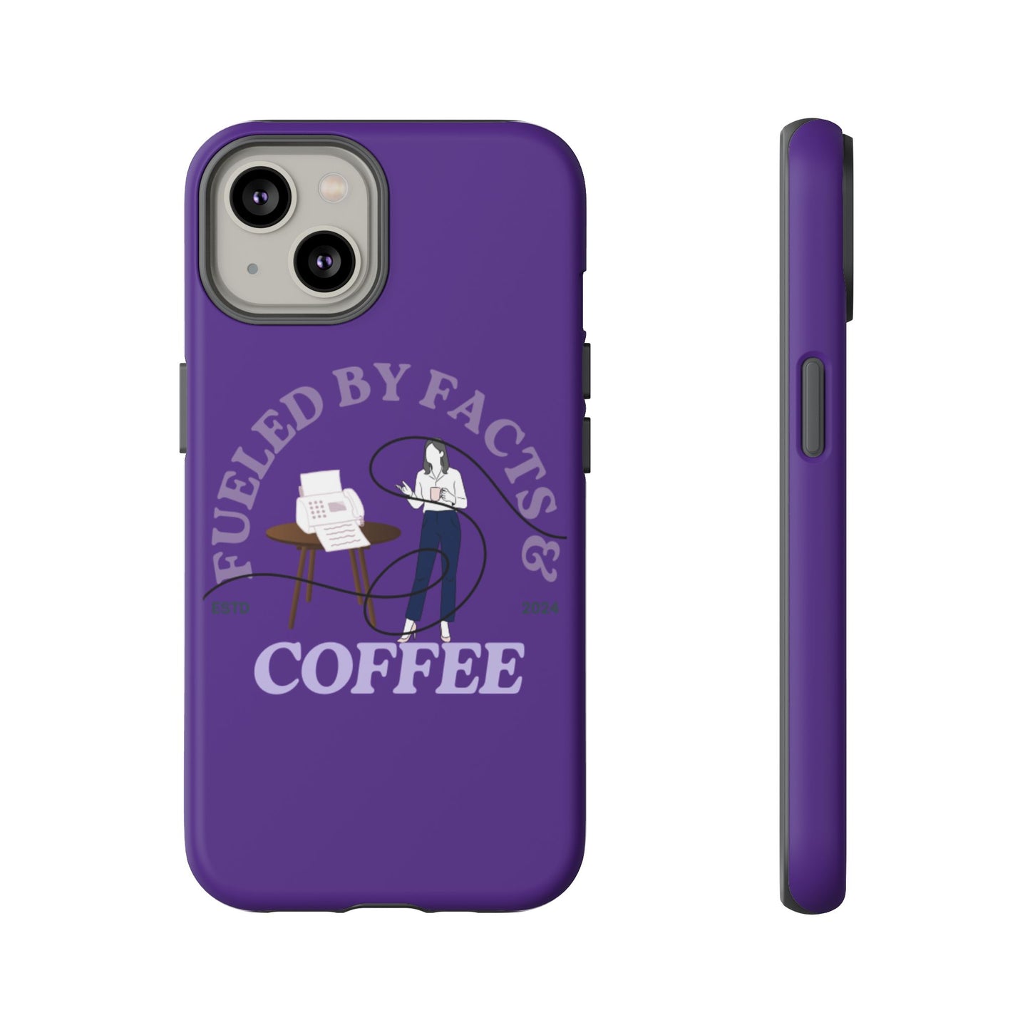 Fueled by Facts & Coffee Phone Case