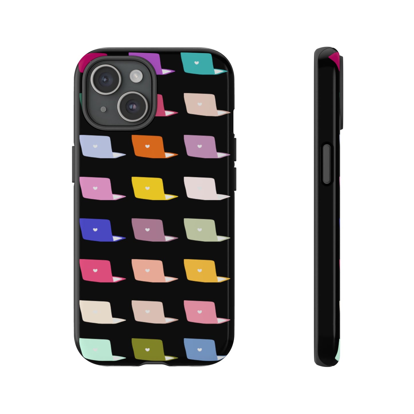 Colorful Laptop Icons Phone Case