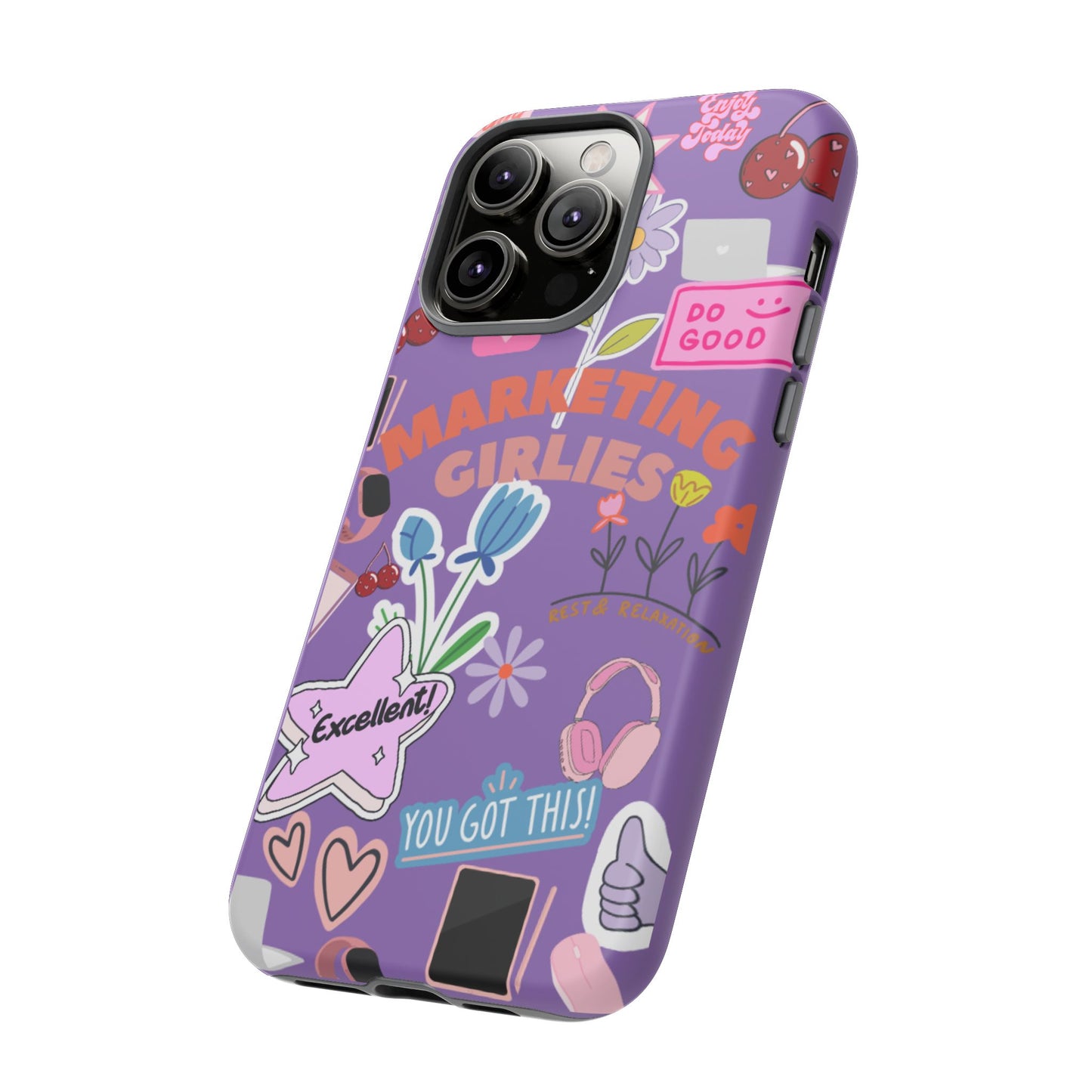 Marketing Girlies Sticker Phone Case