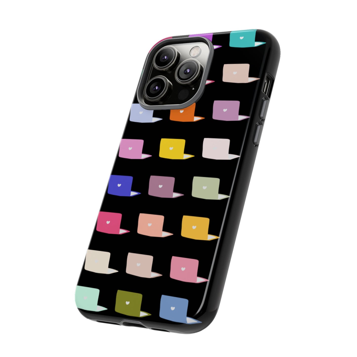 Colorful Laptop Icons Phone Case