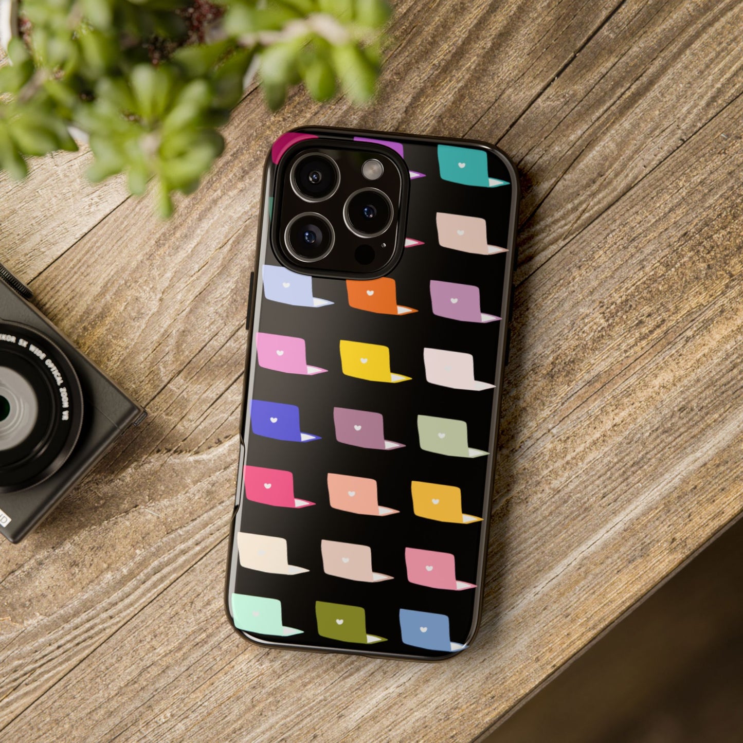 Colorful Laptop Icons Phone Case