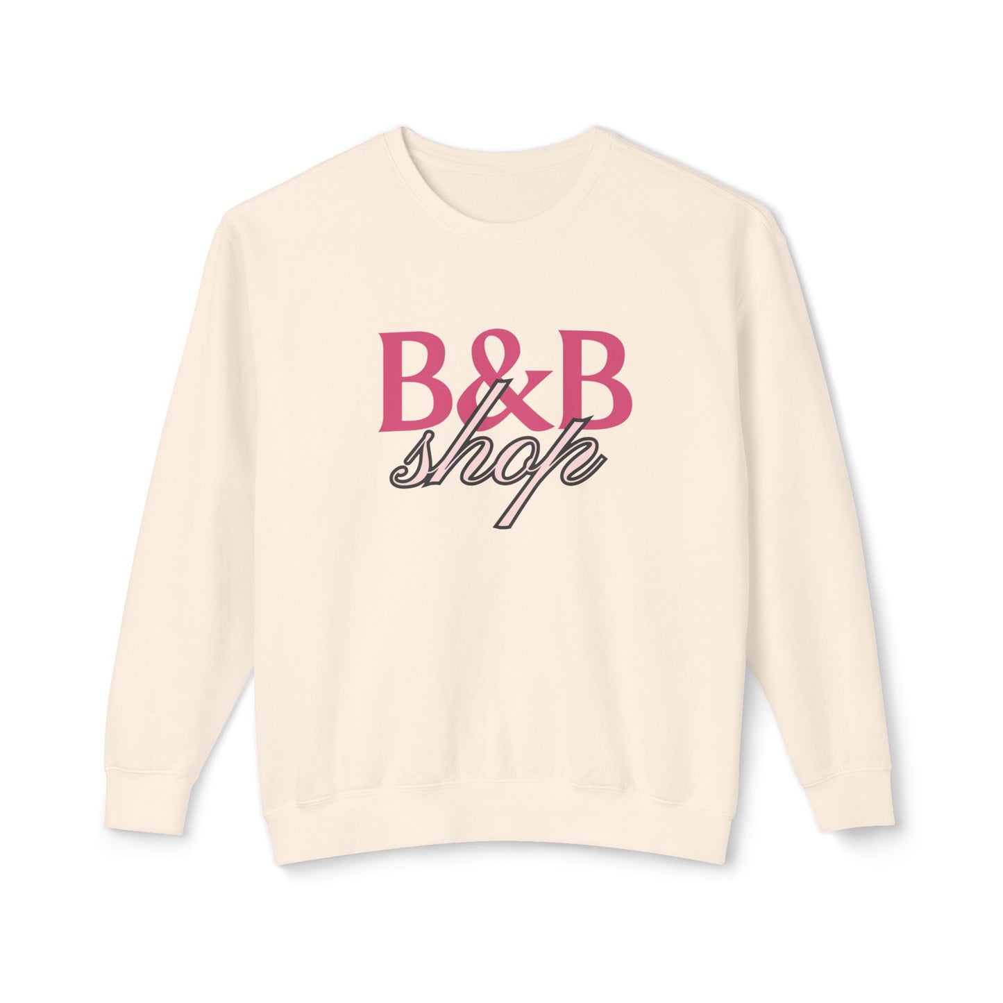 B&B Shop Signature Crewneck Unisex Lightweight Crewneck Sweatshirt