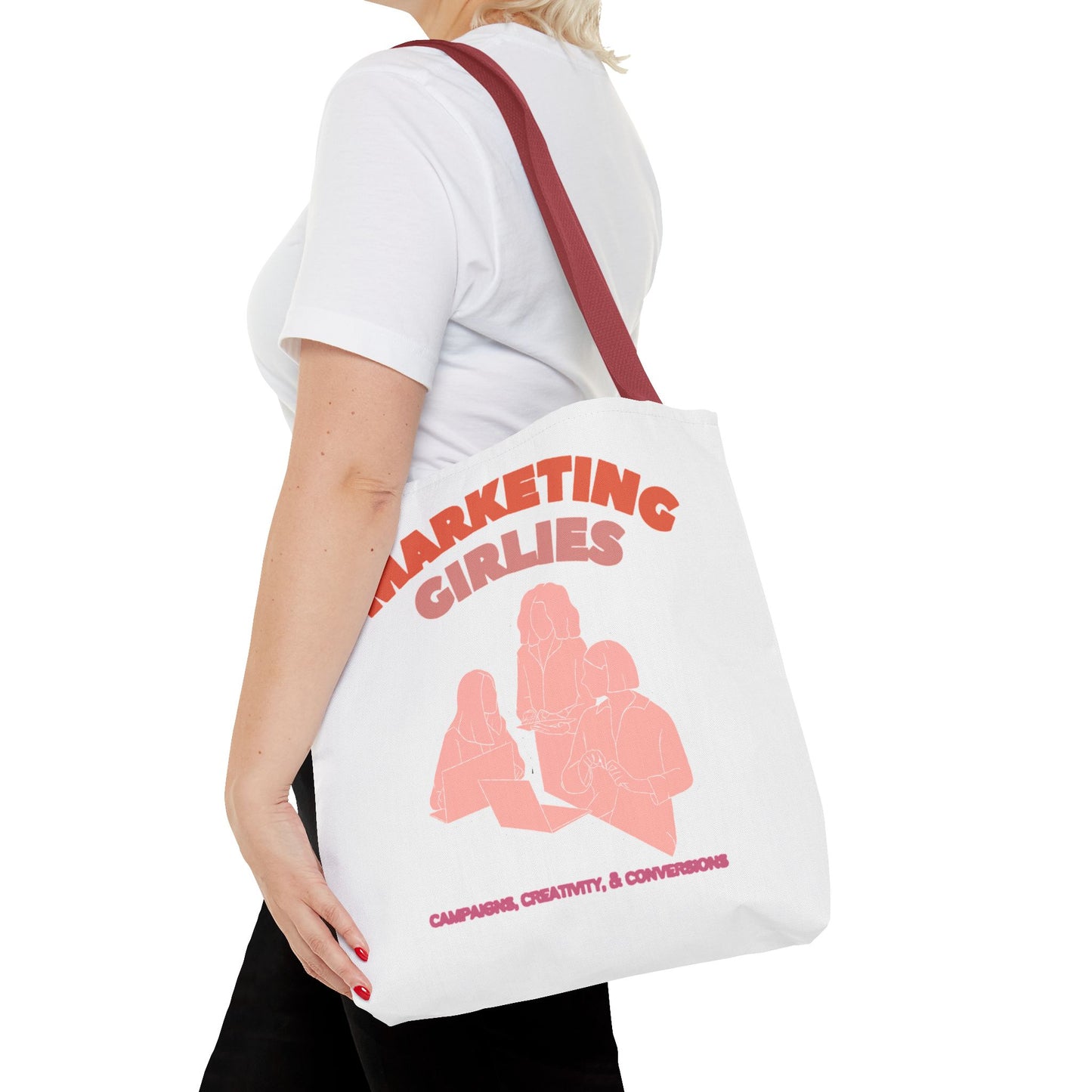 Marketing Girlies Tote Bag (AOP)