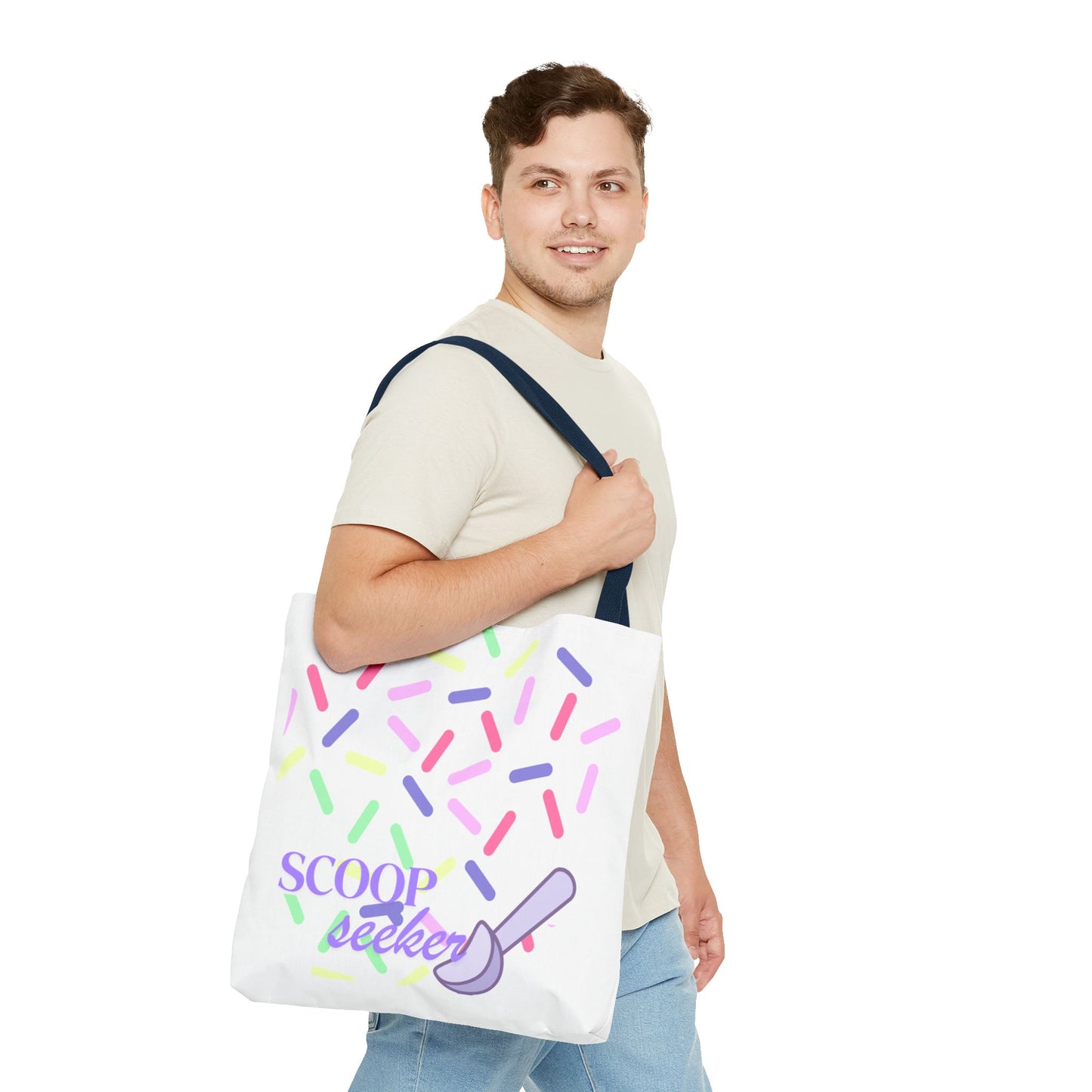 Scoop Seeker Tote Bag (AOP)