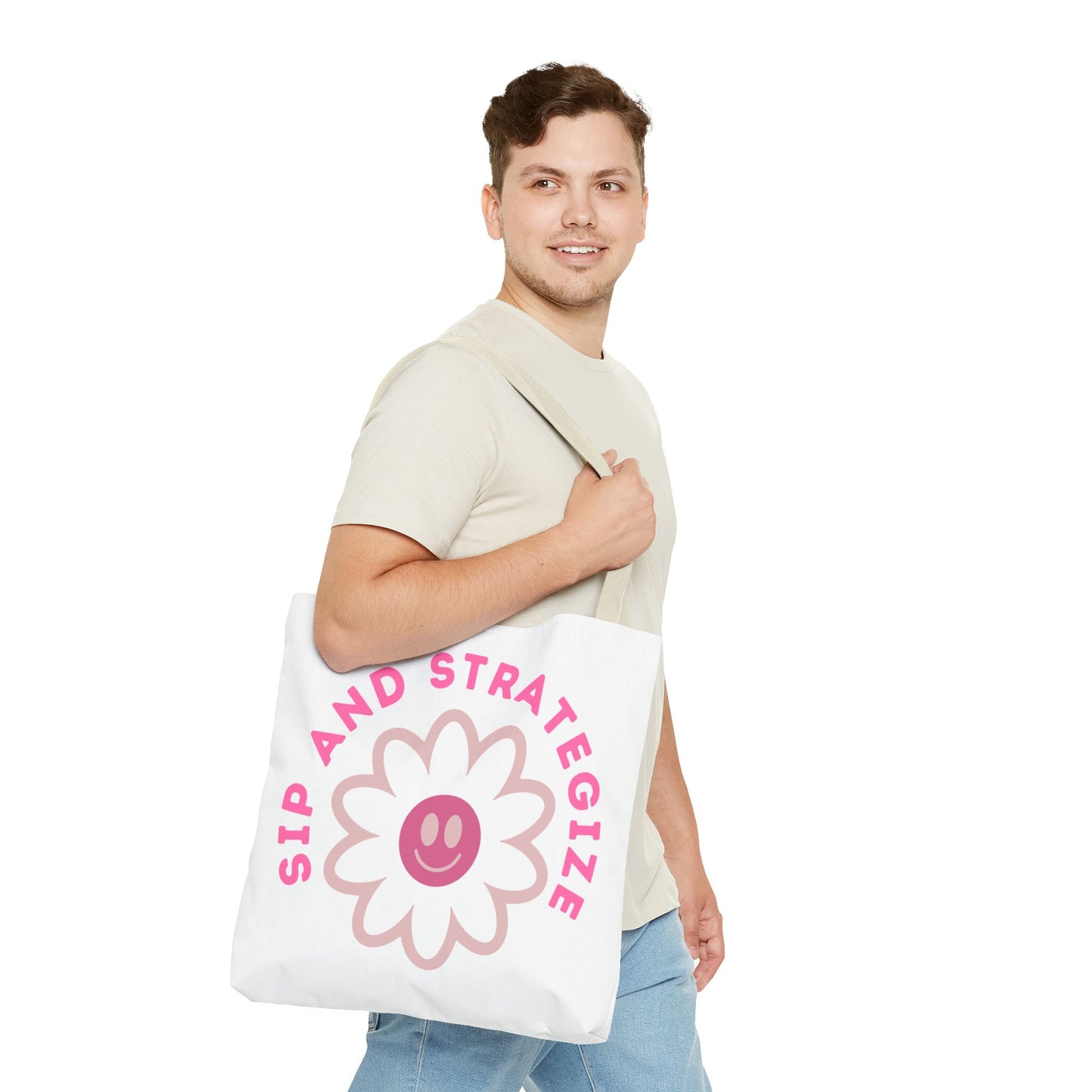 Sip & Strategize Tote Bag (AOP)