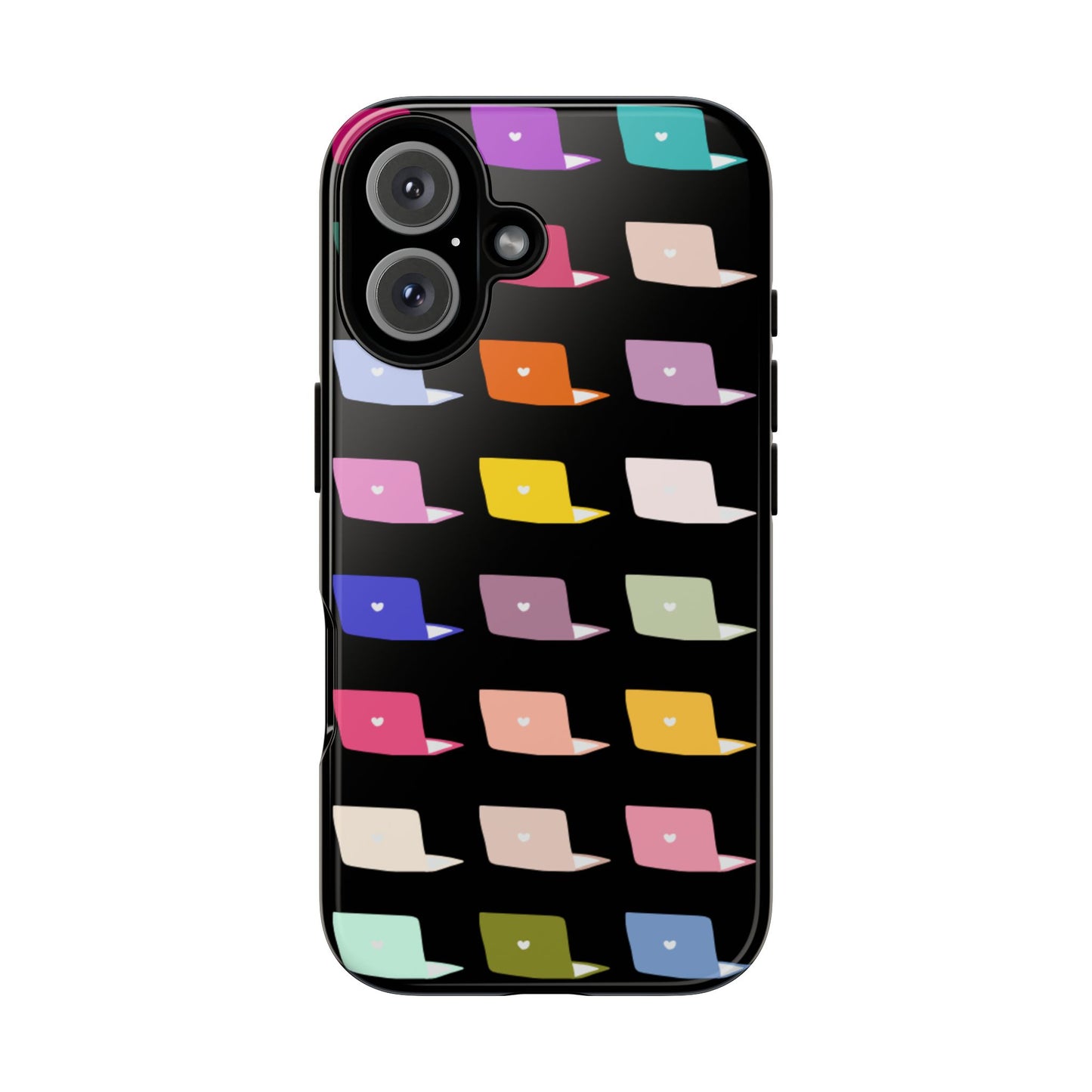 Colorful Laptop Icons Phone Case