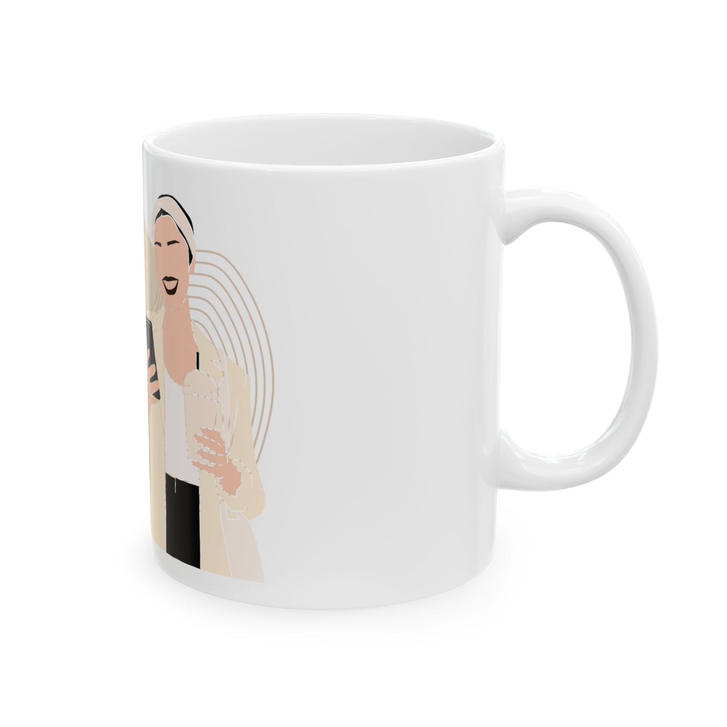 Coffee. Contacts. Coverage Mug 2 (11oz, 15oz)