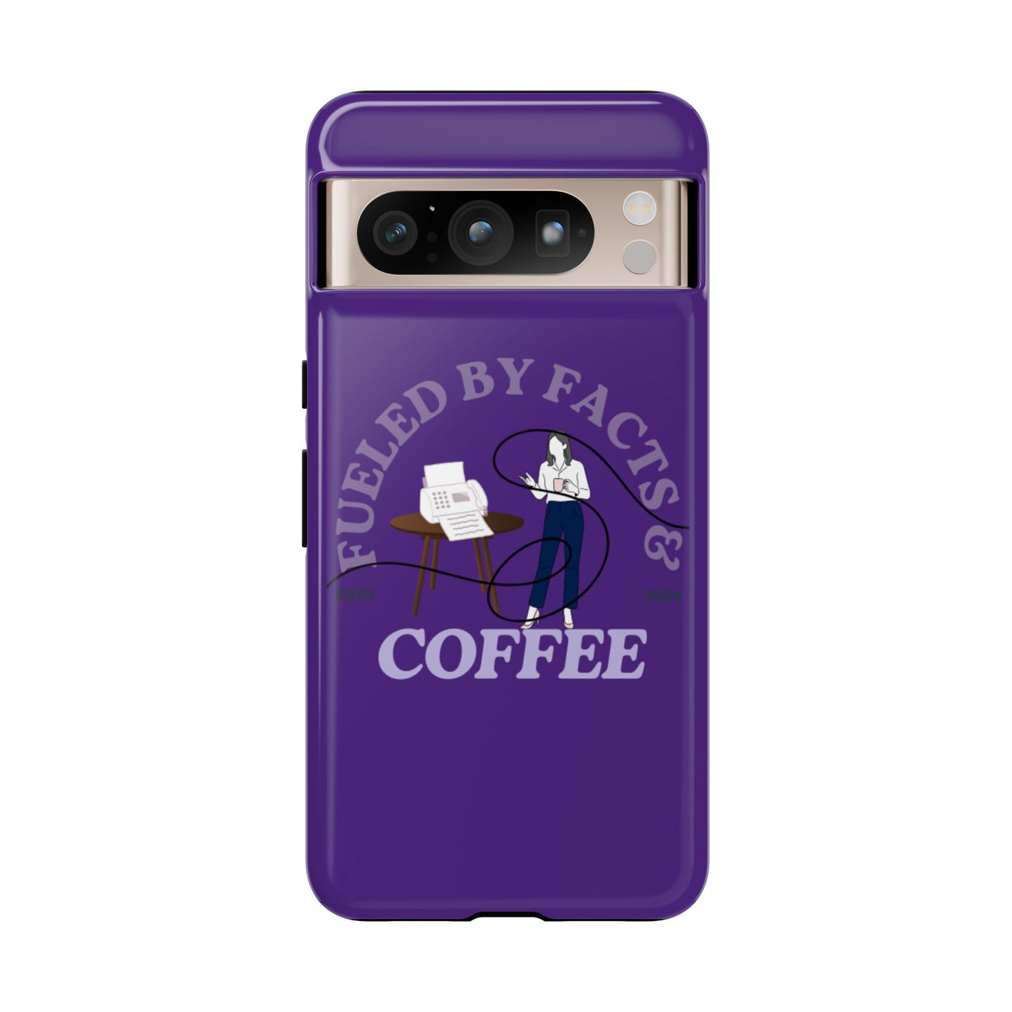 Fueled by Facts & Coffee Phone Case