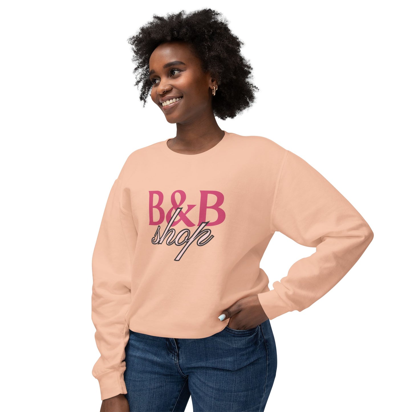 B&B Shop Signature Crewneck Unisex Lightweight Crewneck Sweatshirt