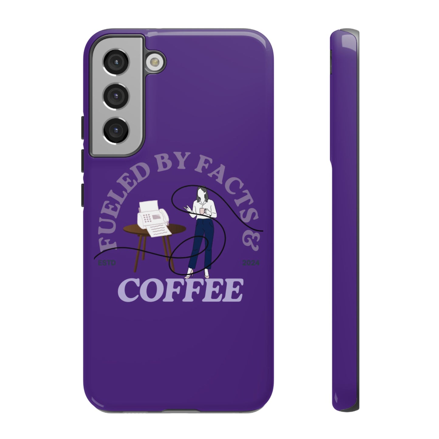 Fueled by Facts & Coffee Phone Case