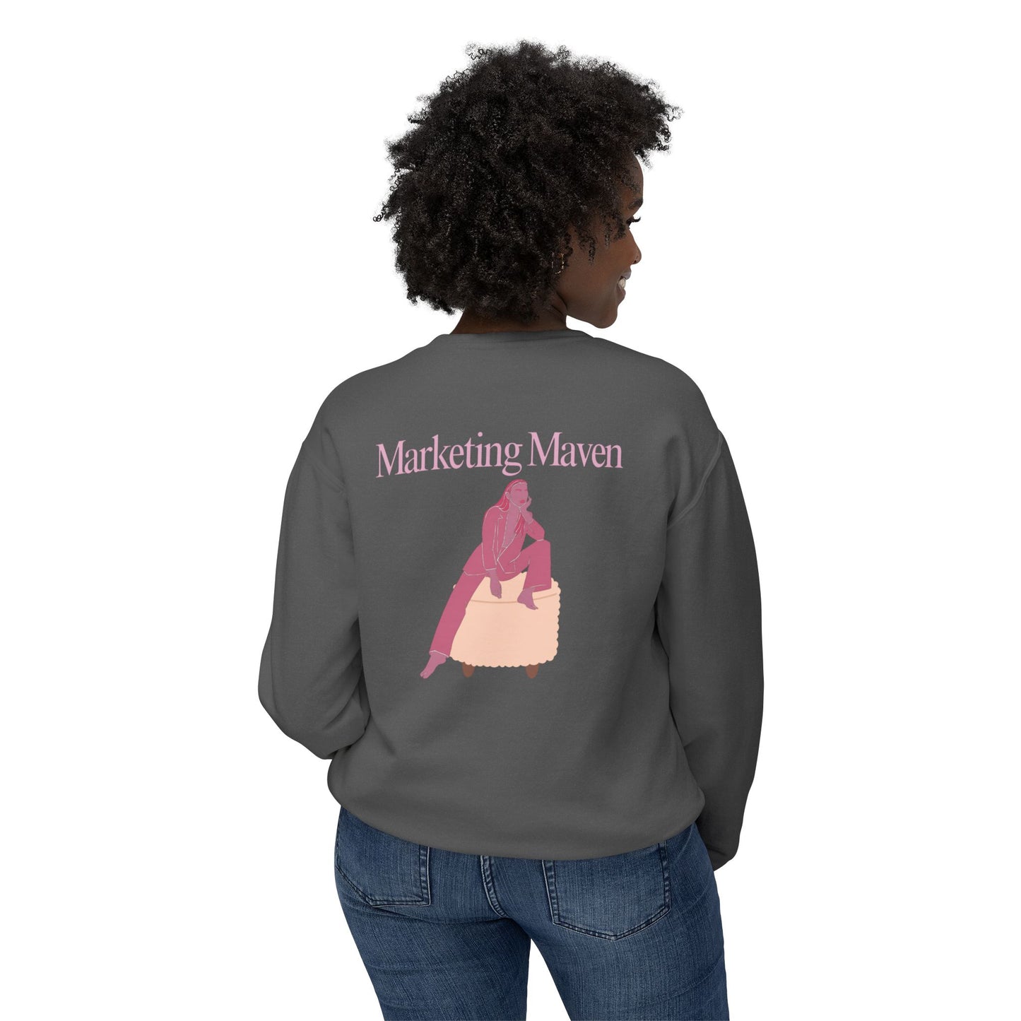 Marketing Maven Lightweight Crewneck Sweatshirt