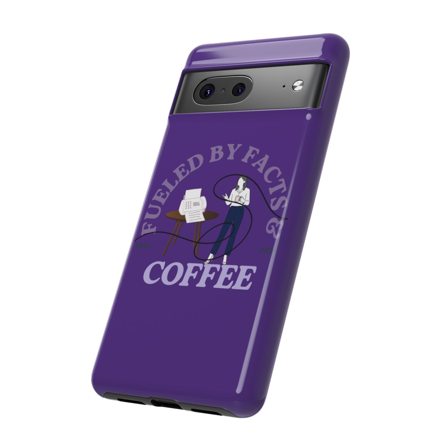 Fueled by Facts & Coffee Phone Case