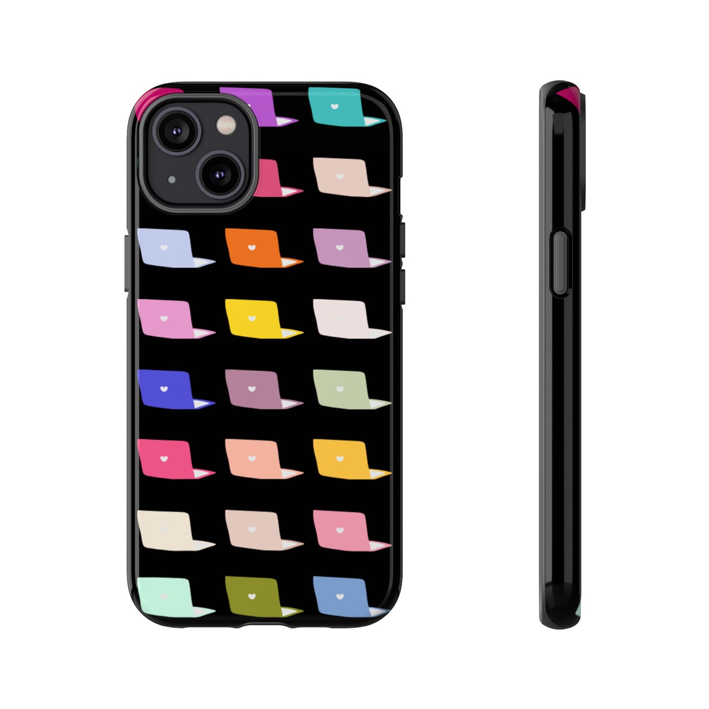 Colorful Laptop Icons Phone Case