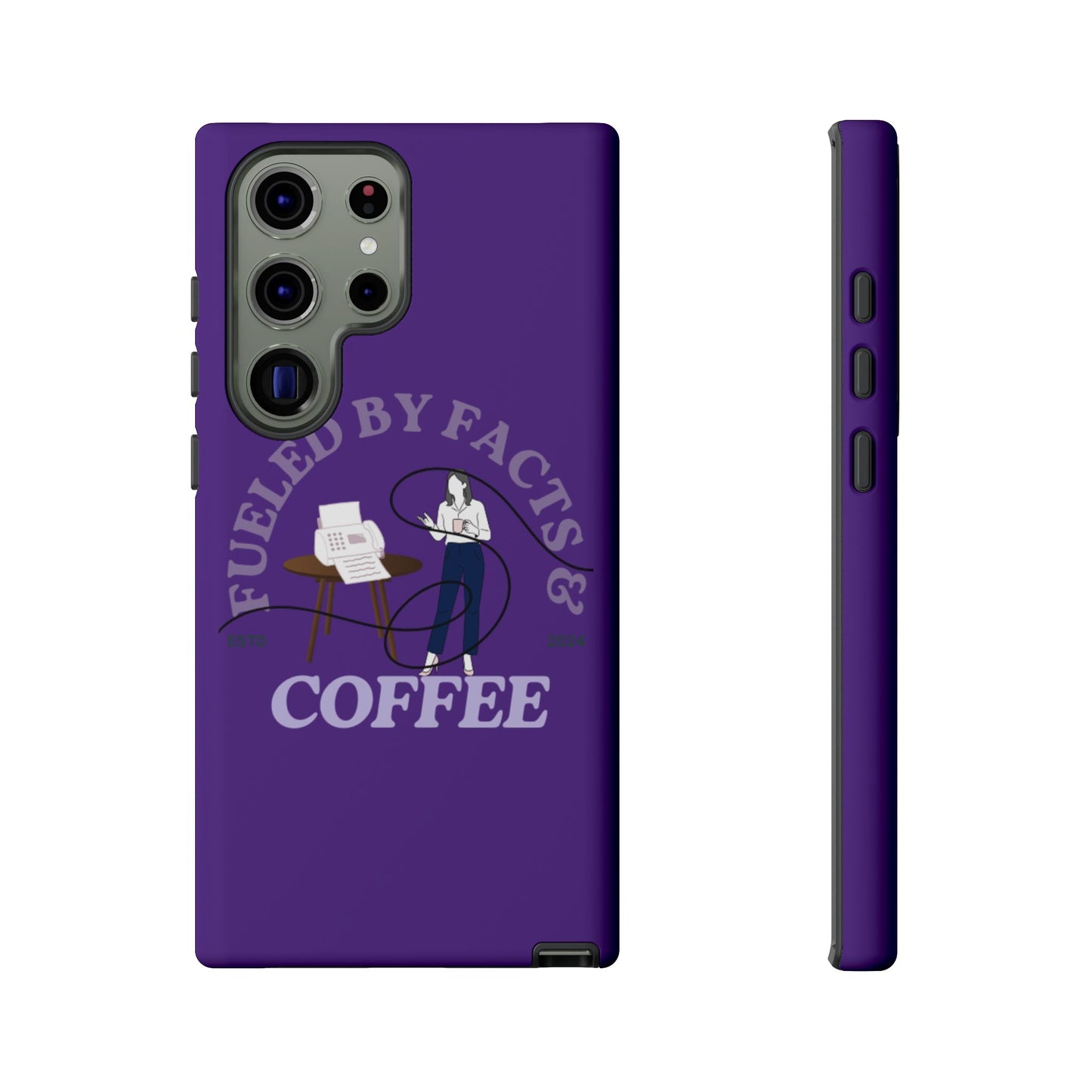 Fueled by Facts & Coffee Phone Case