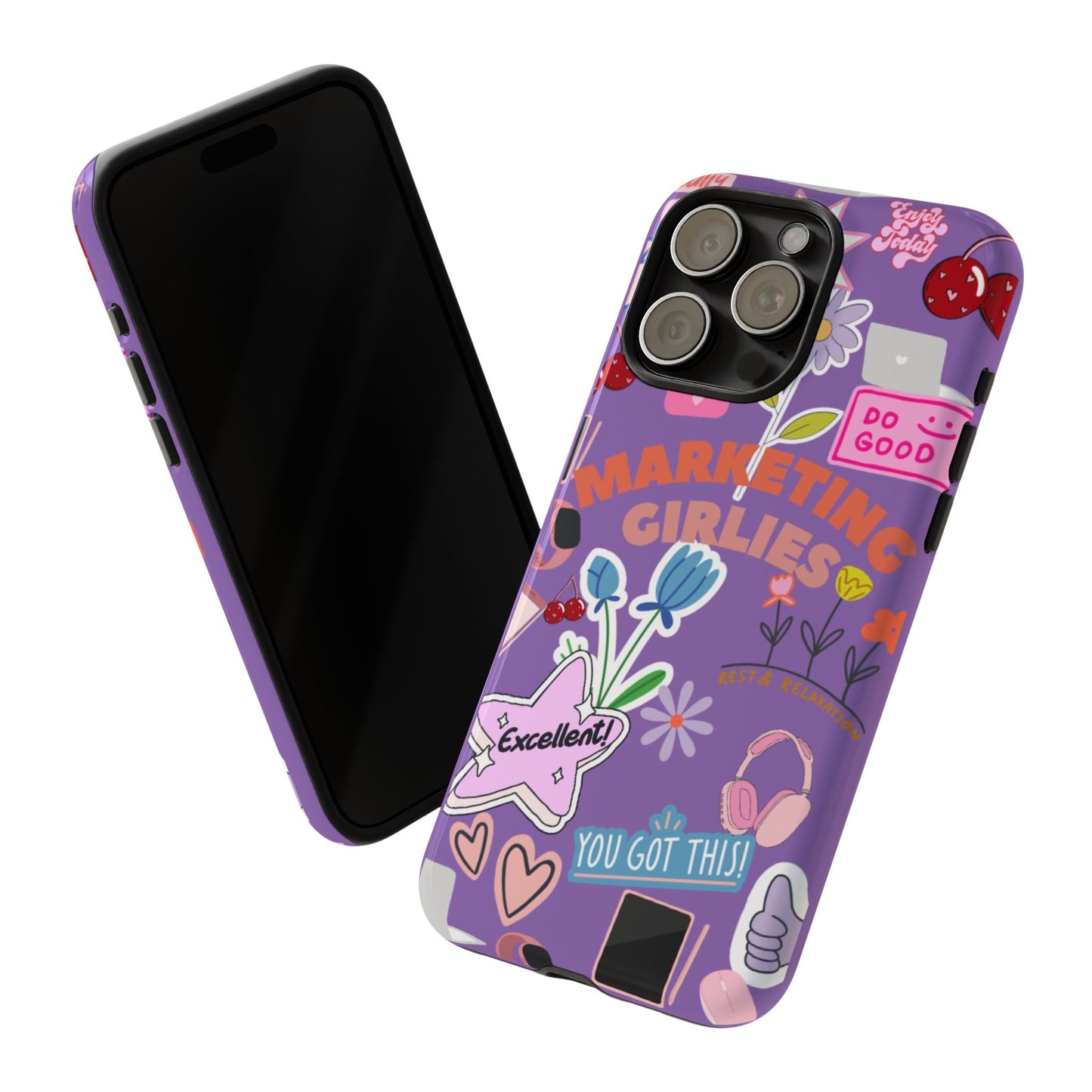 Marketing Girlies Sticker Phone Case