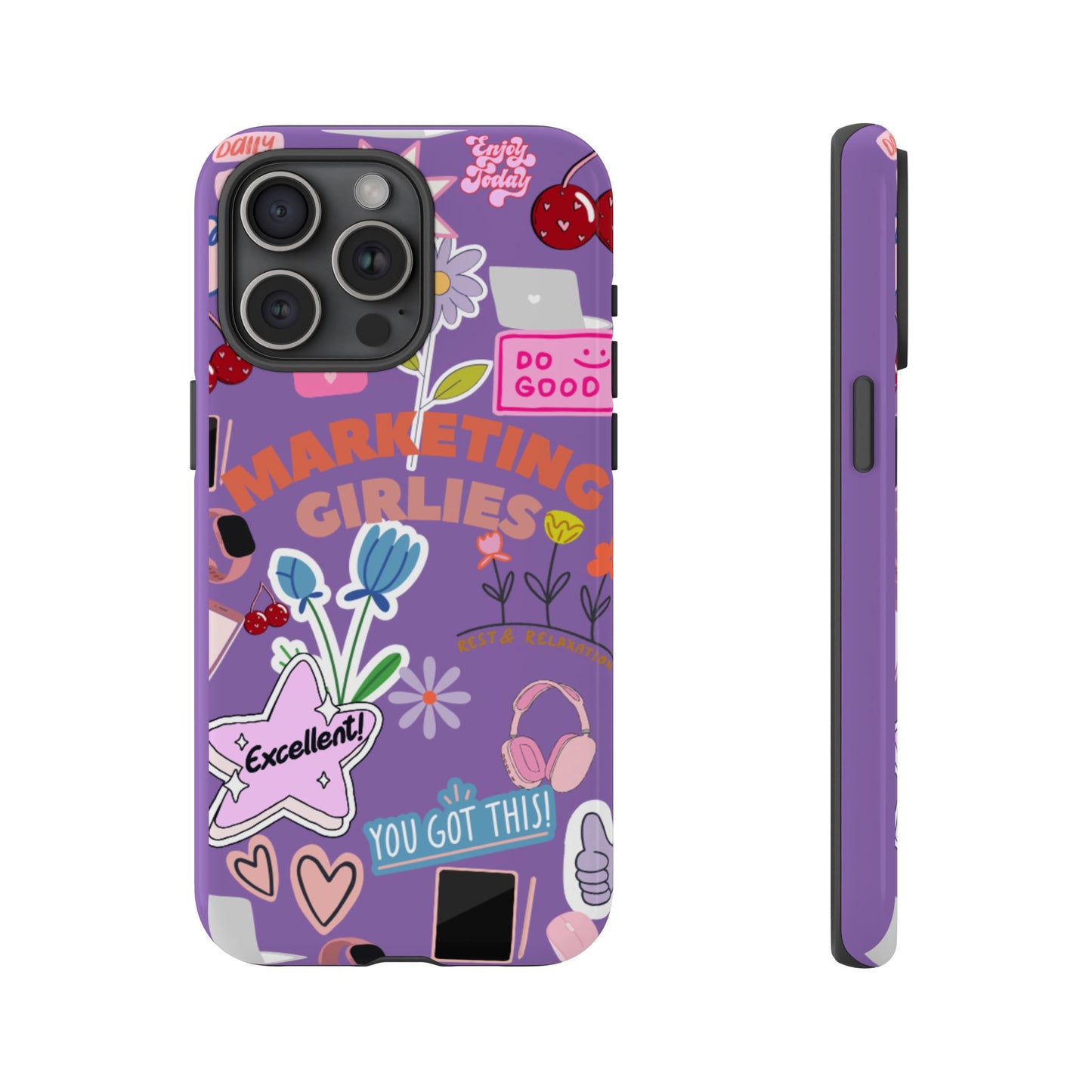 Marketing Girlies Sticker Phone Case