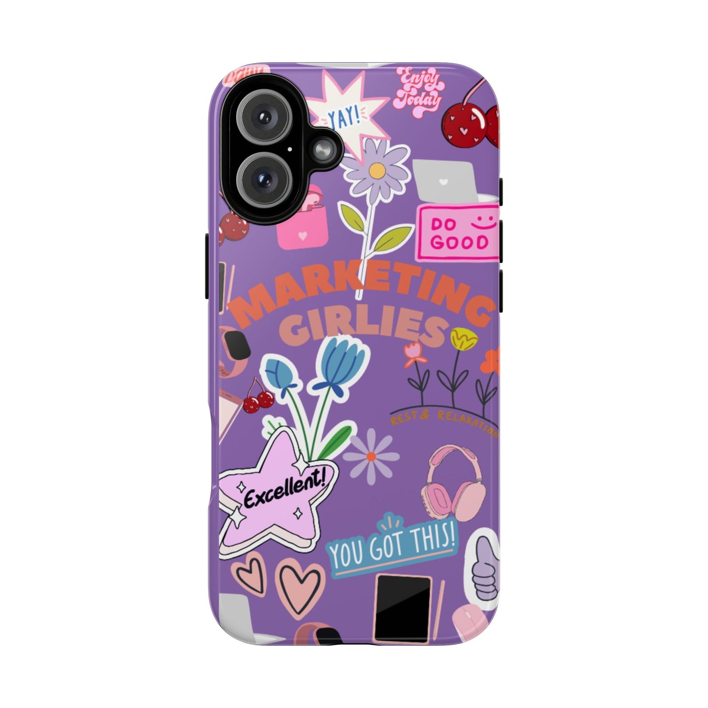 Marketing Girlies Sticker Phone Case