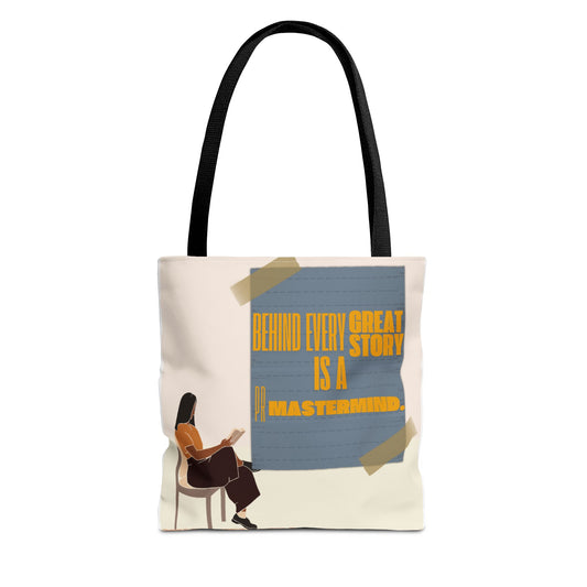 PR Mastermind Tote Bag (AOP)