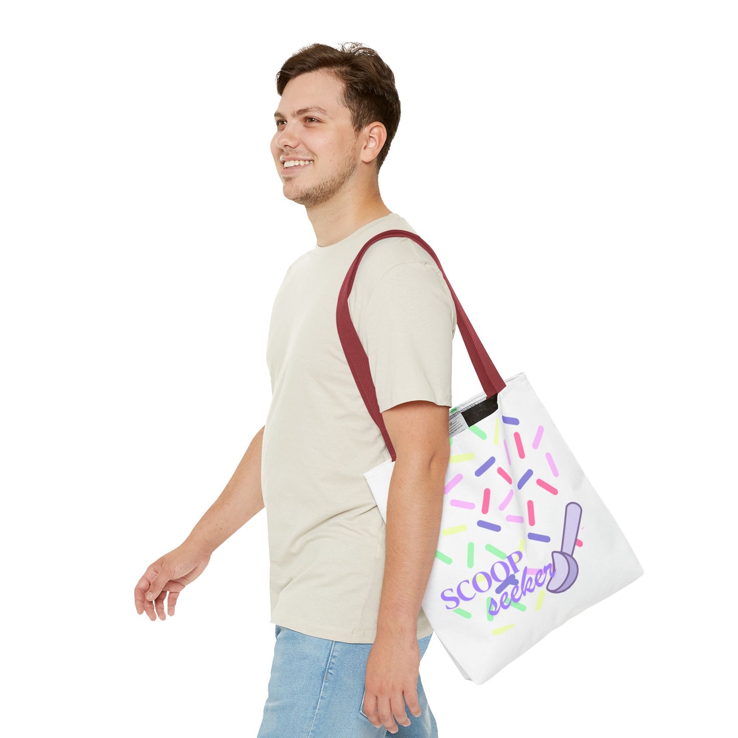 Scoop Seeker Tote Bag (AOP)