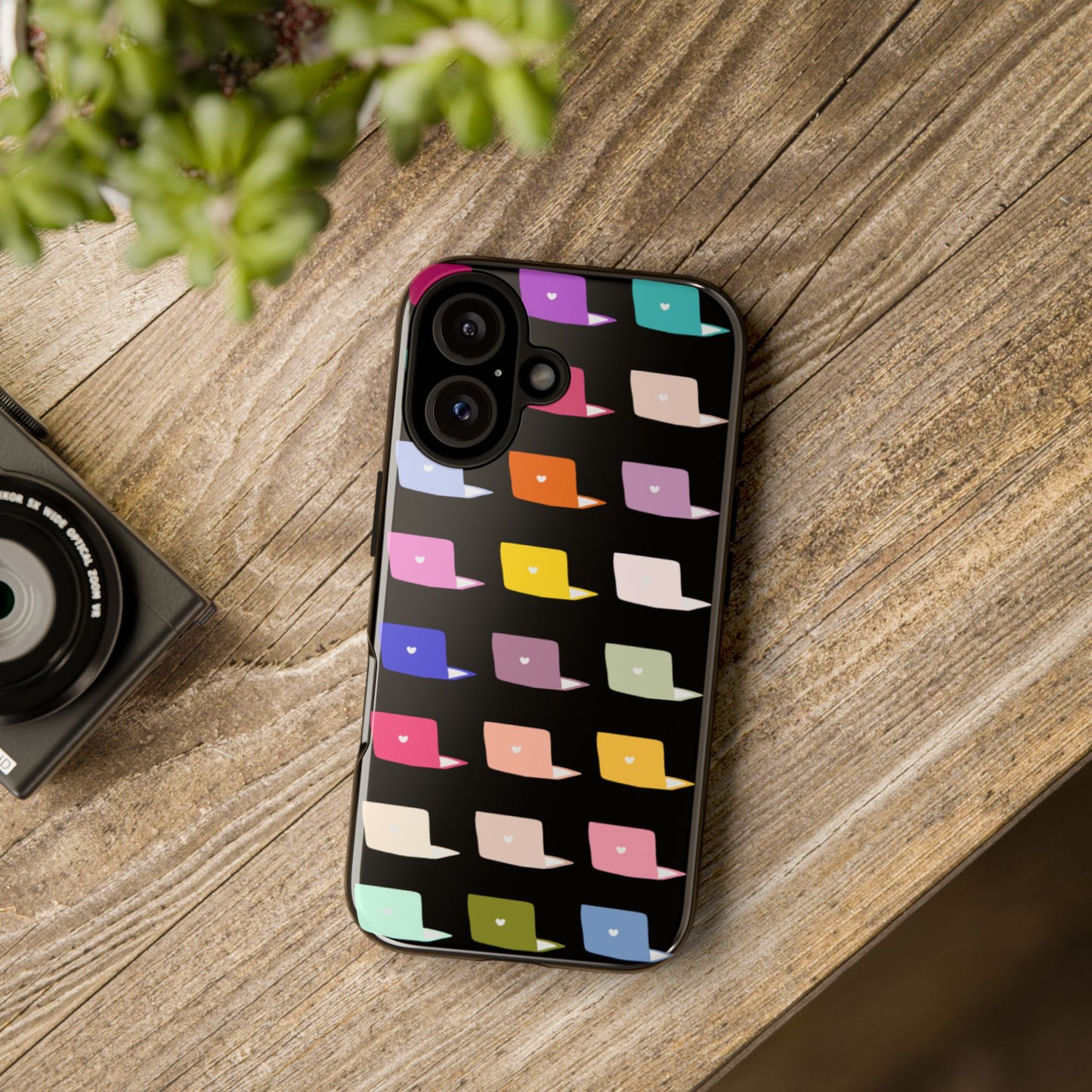 Colorful Laptop Icons Phone Case