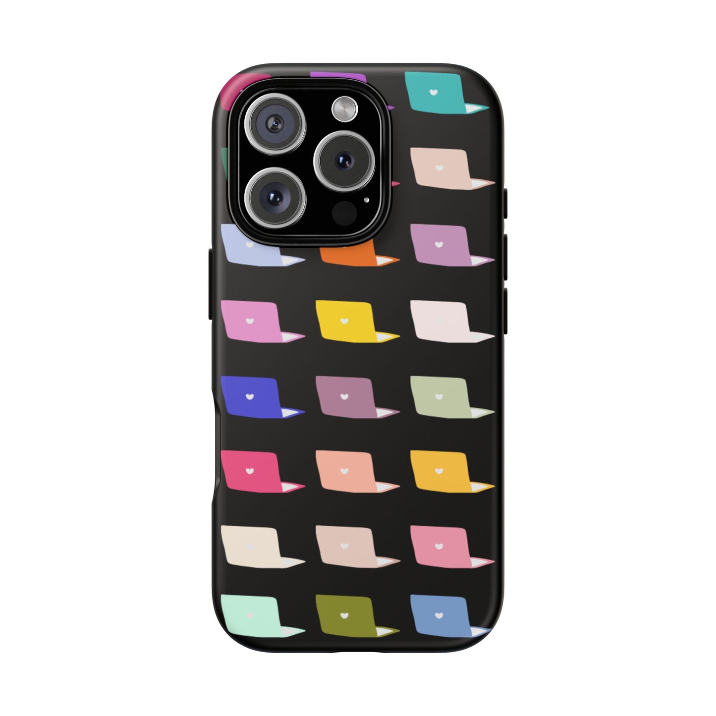 Colorful Laptop Icons Phone Case