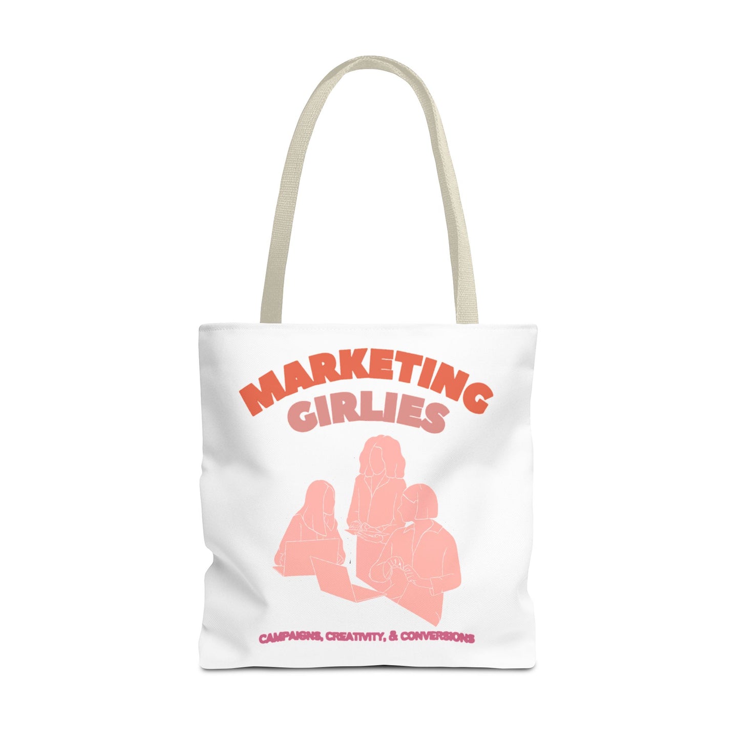 Marketing Girlies Tote Bag (AOP)