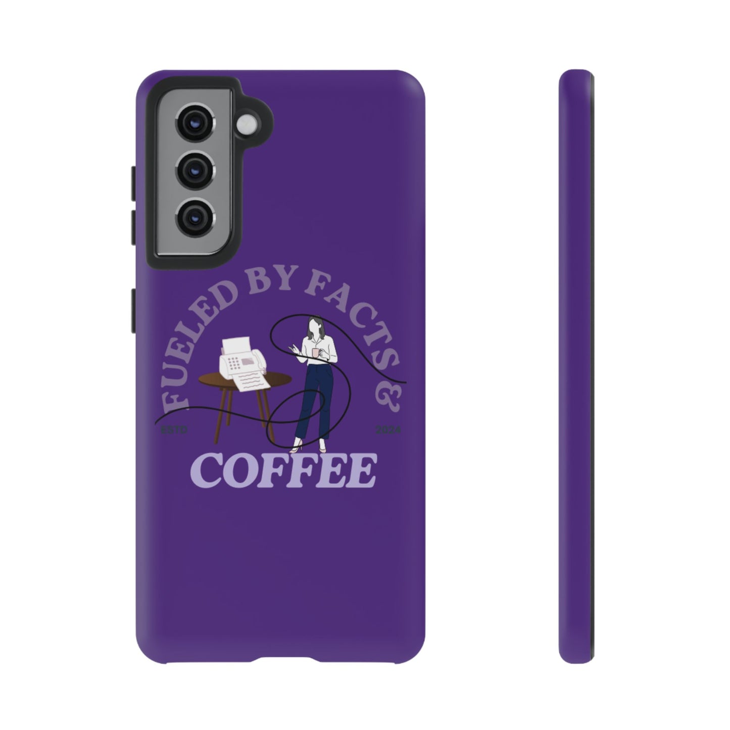 Fueled by Facts & Coffee Phone Case