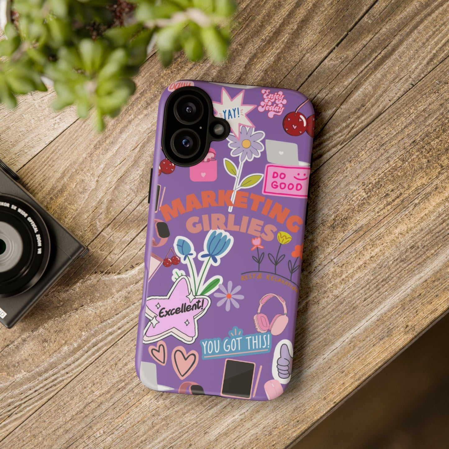 Marketing Girlies Sticker Phone Case