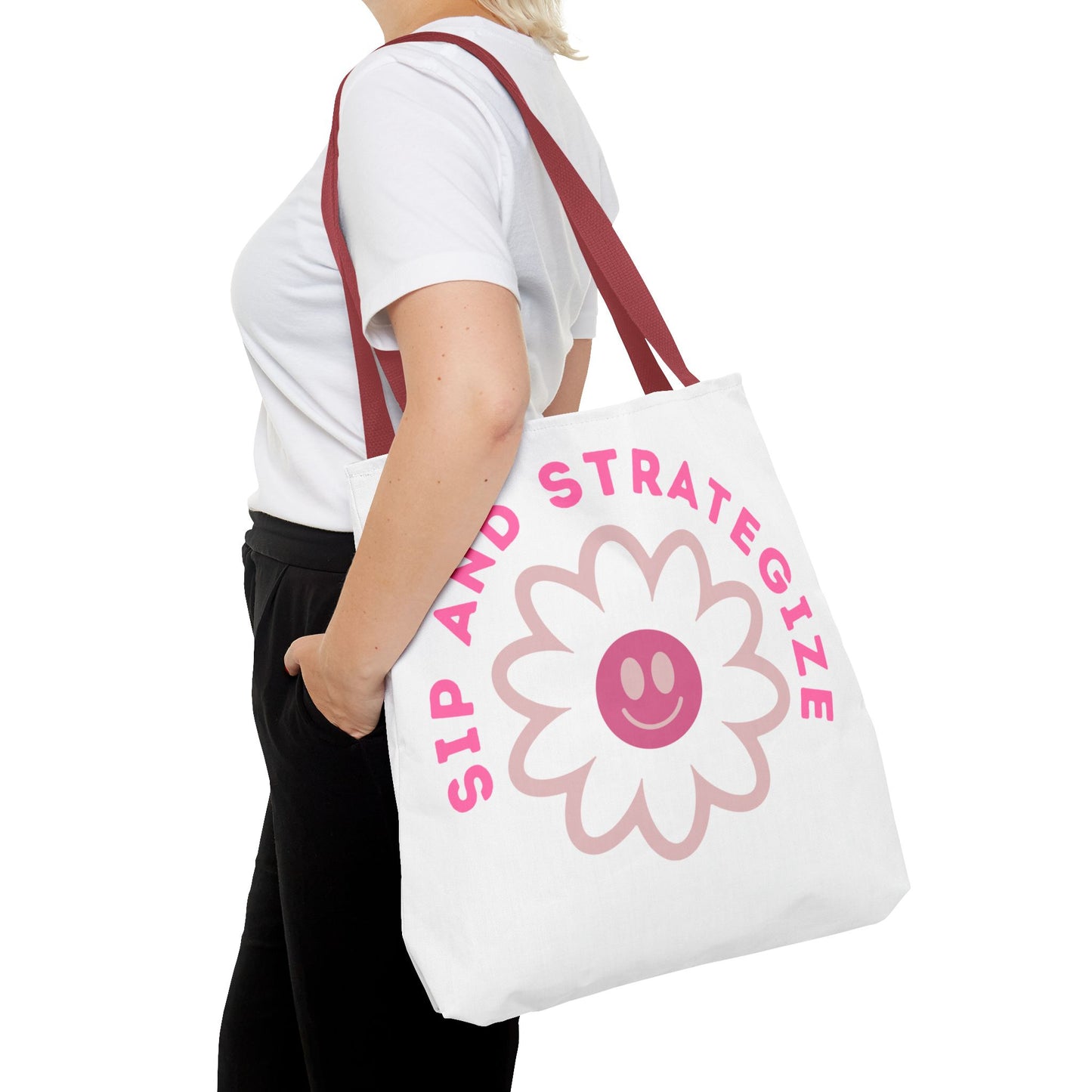 Sip & Strategize Tote Bag (AOP)