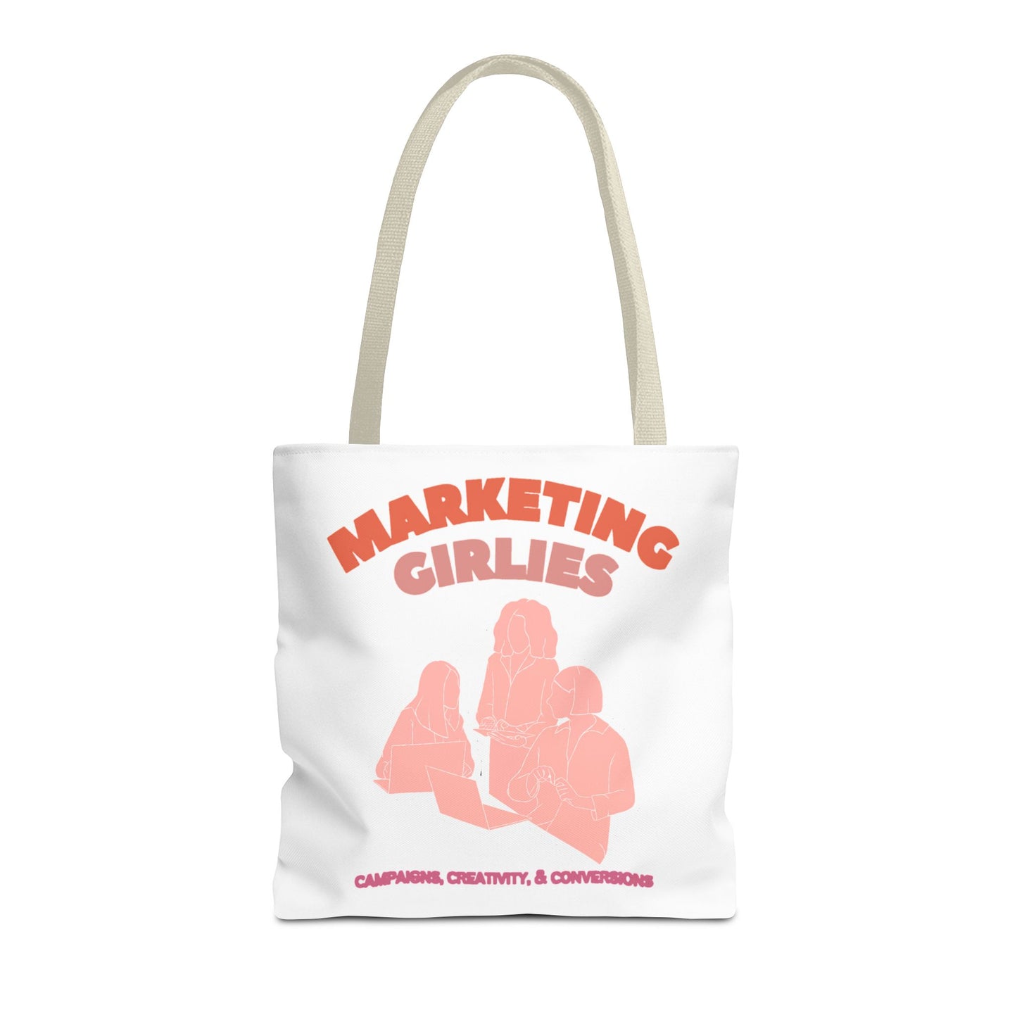 Marketing Girlies Tote Bag (AOP)