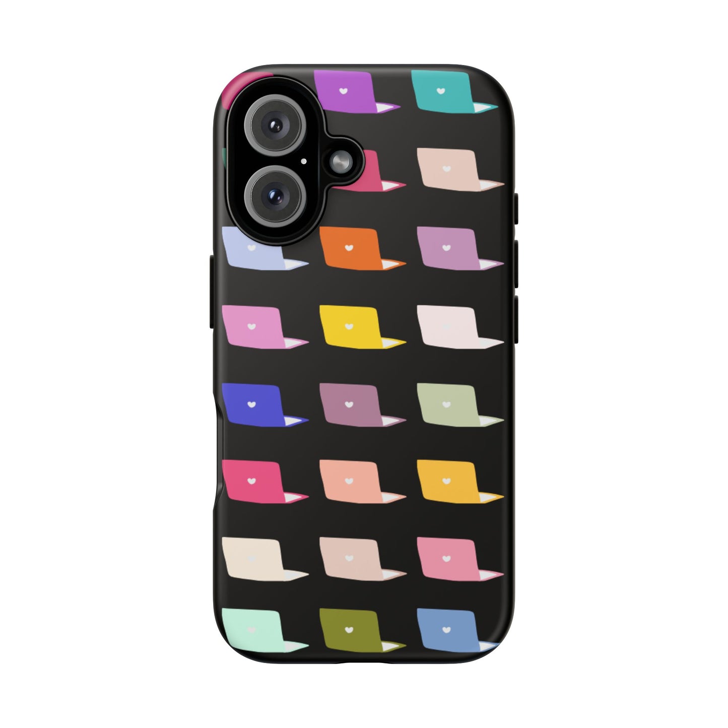 Colorful Laptop Icons Phone Case