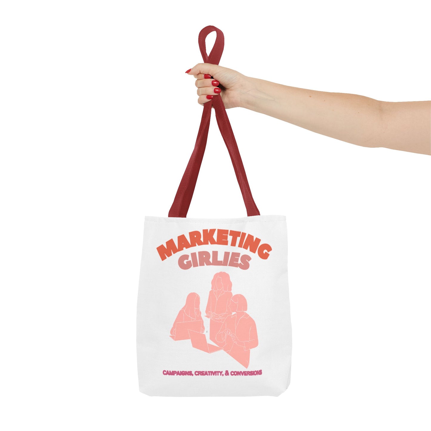 Marketing Girlies Tote Bag (AOP)