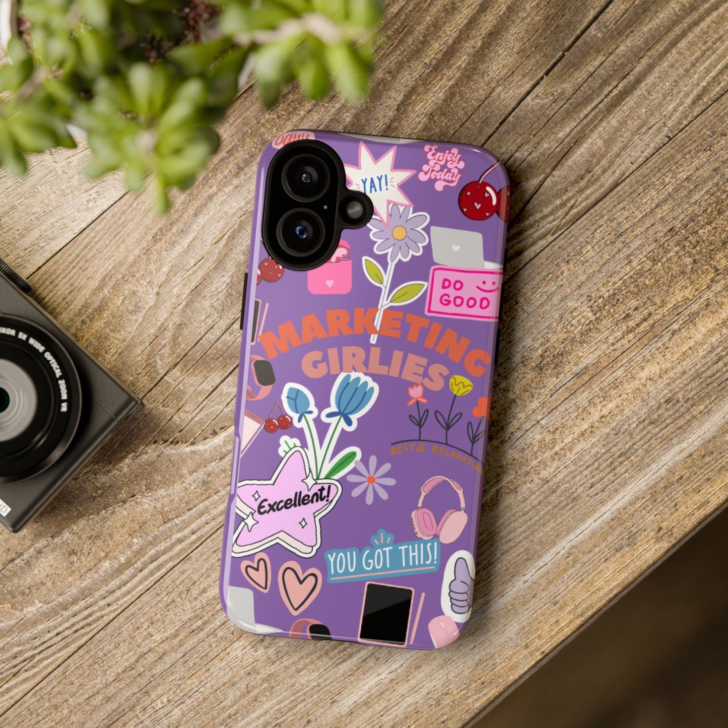 Marketing Girlies Sticker Phone Case