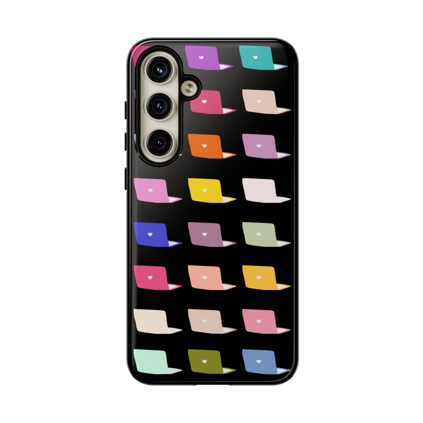 Colorful Laptop Icons Phone Case