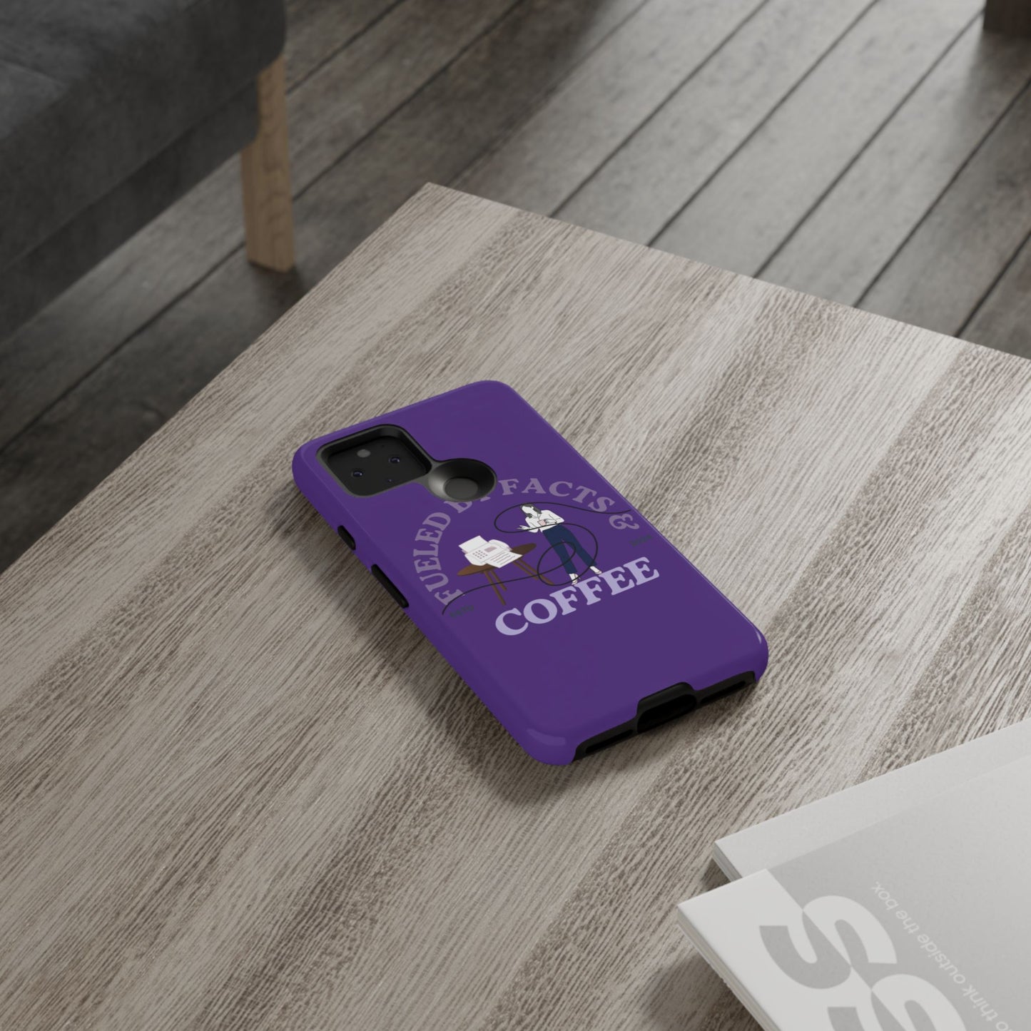 Fueled by Facts & Coffee Phone Case