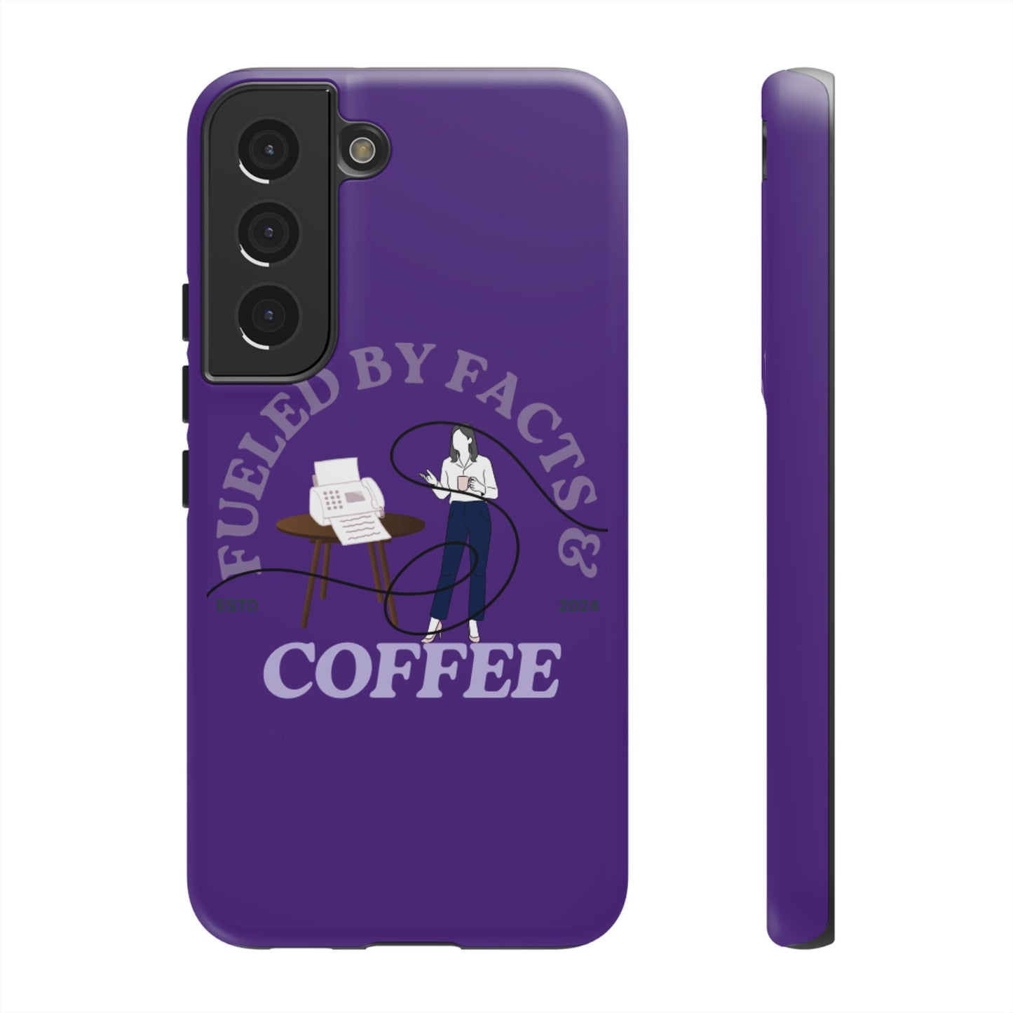 Fueled by Facts & Coffee Phone Case