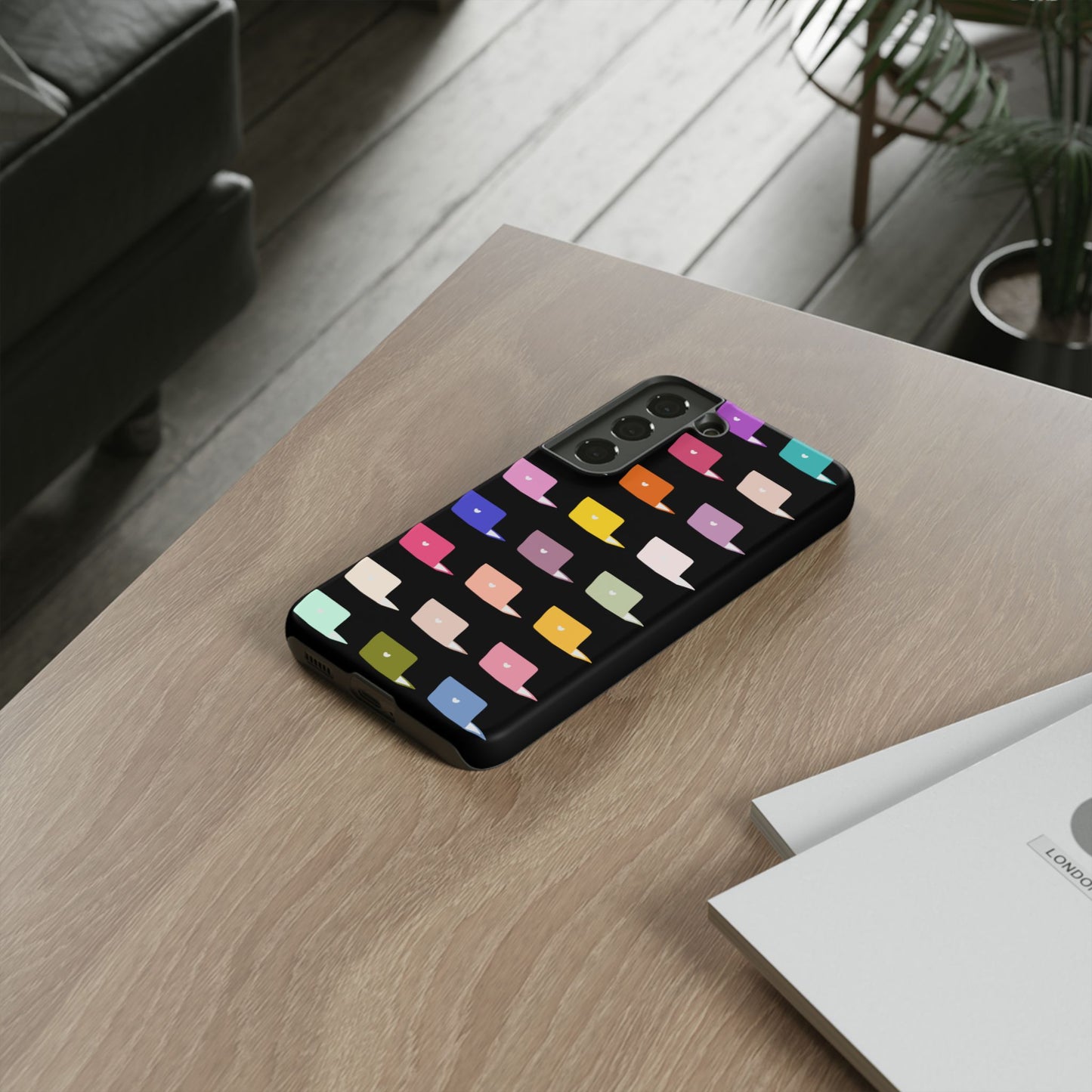 Colorful Laptop Icons Phone Case