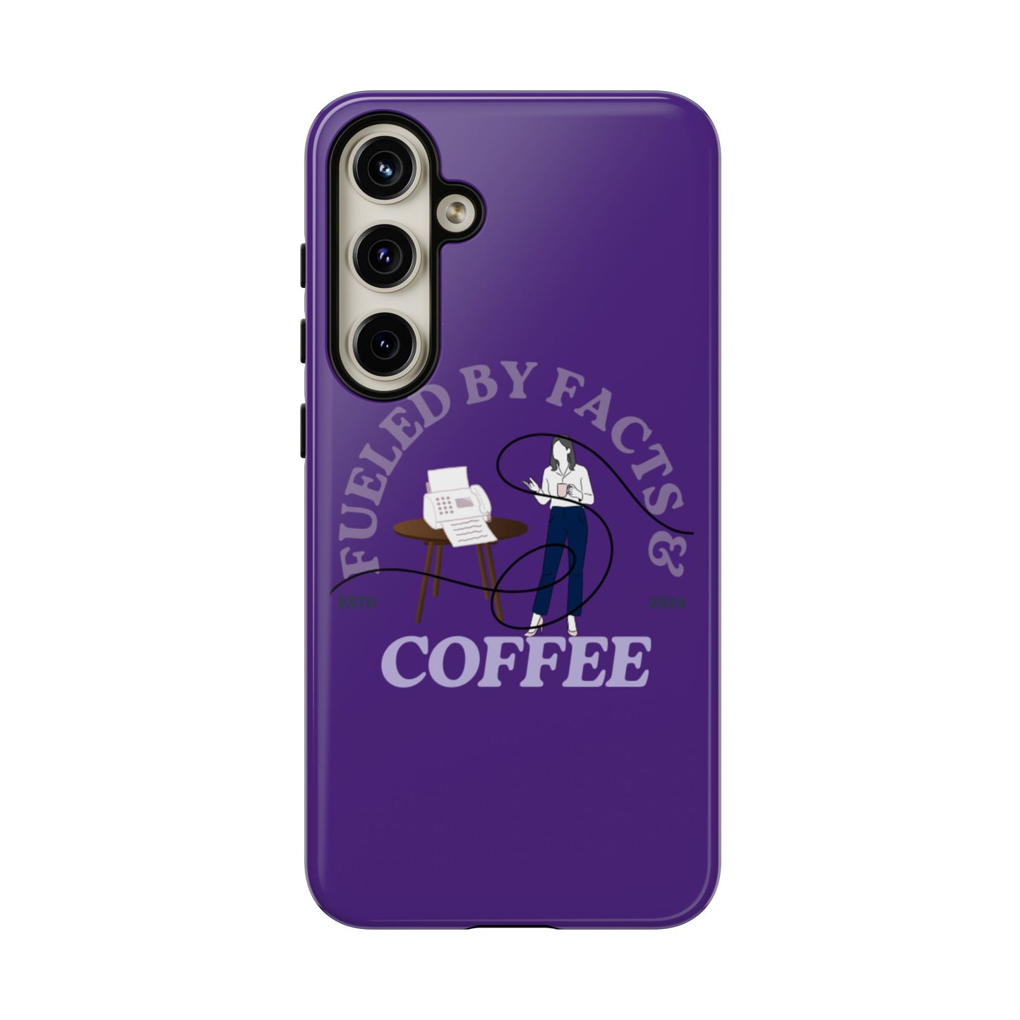 Fueled by Facts & Coffee Phone Case