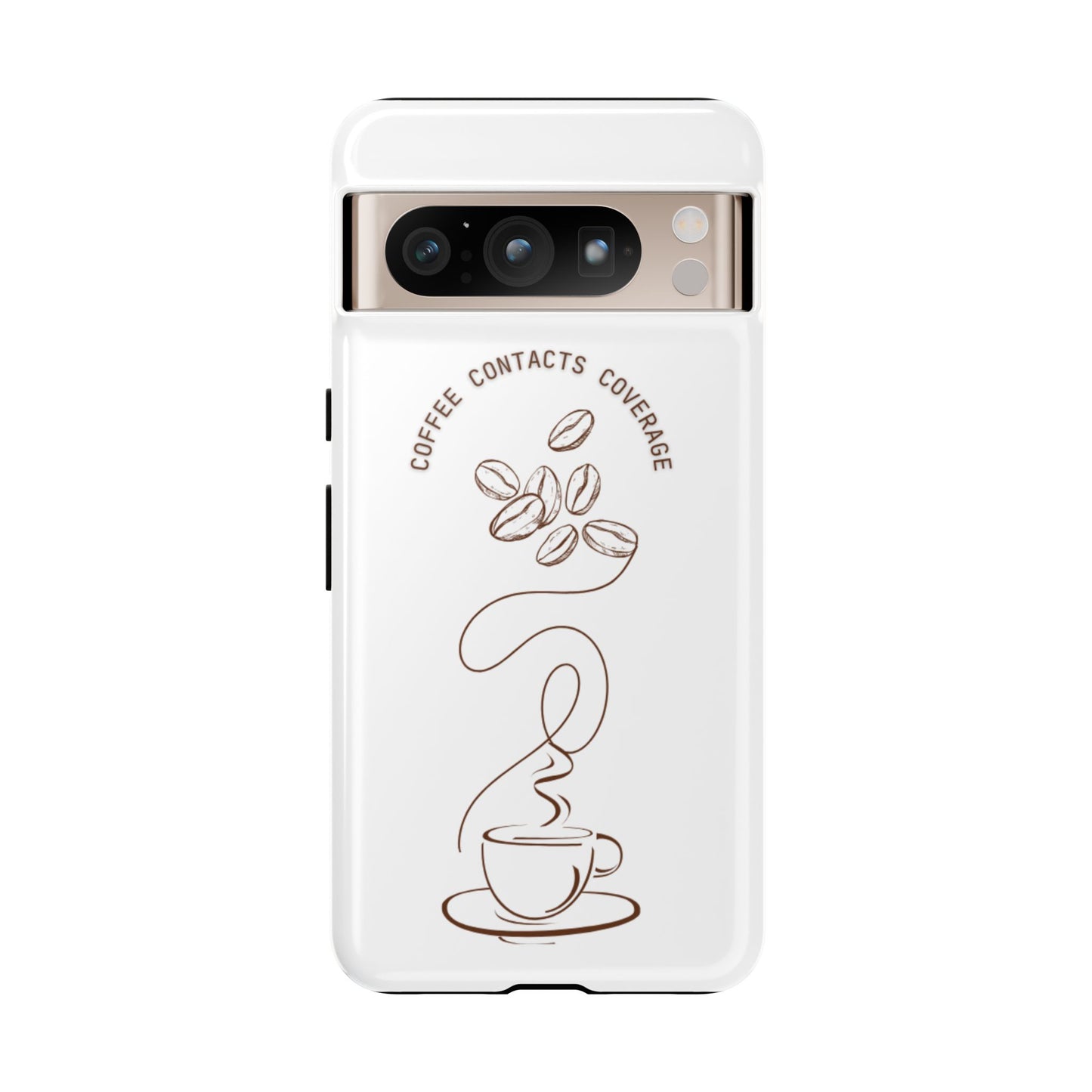 Coffee, Contacts, Coverage Phone Case