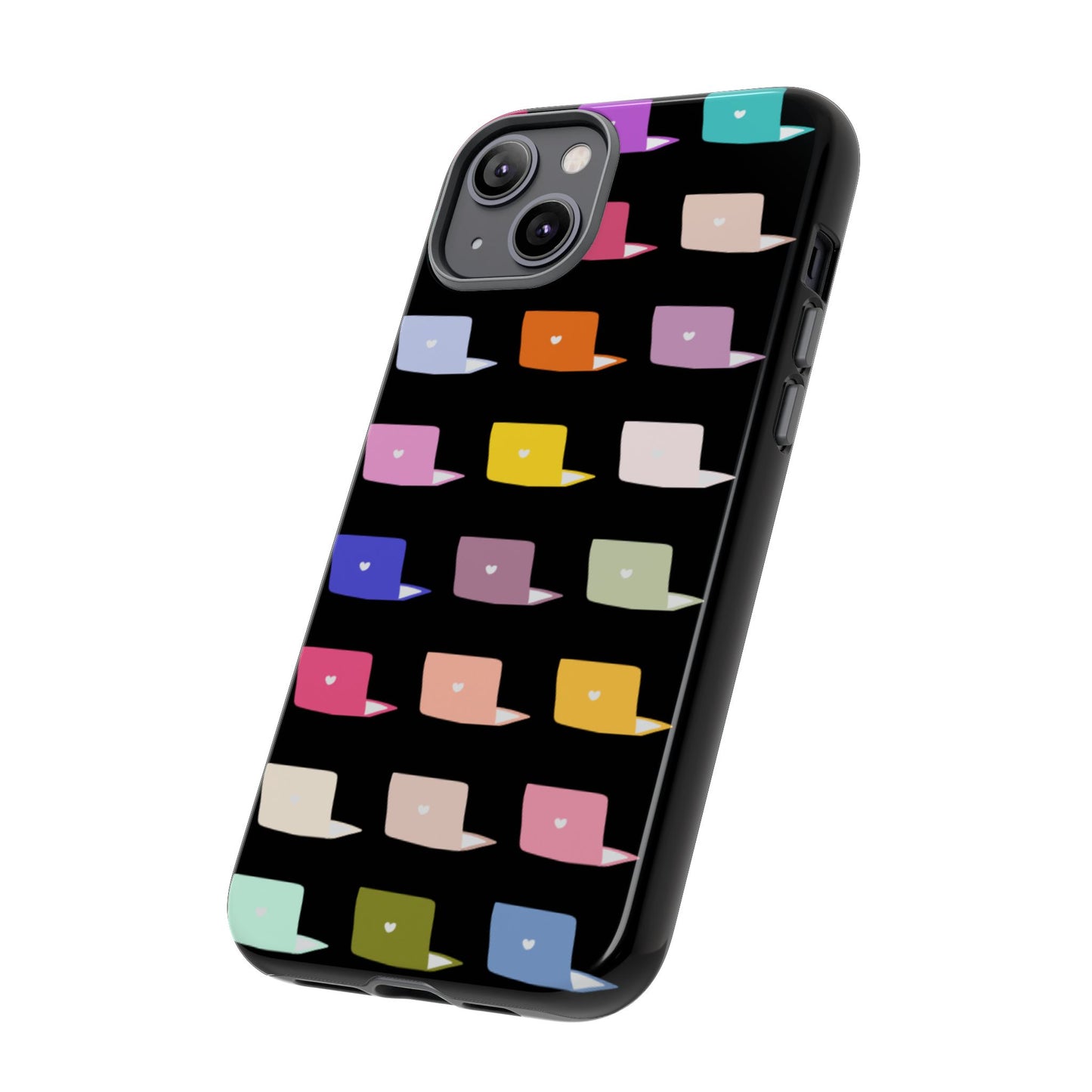 Colorful Laptop Icons Phone Case