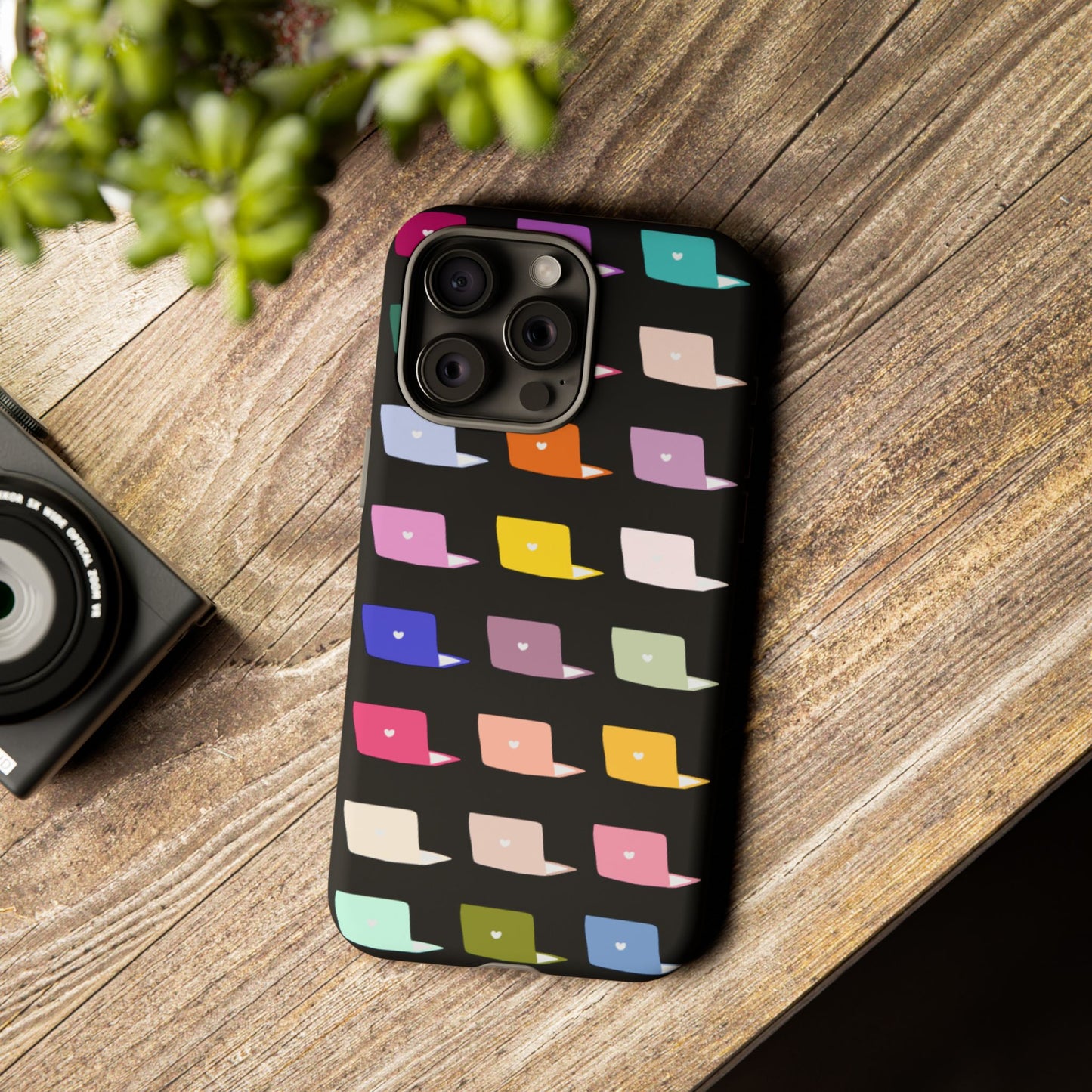 Colorful Laptop Icons Phone Case