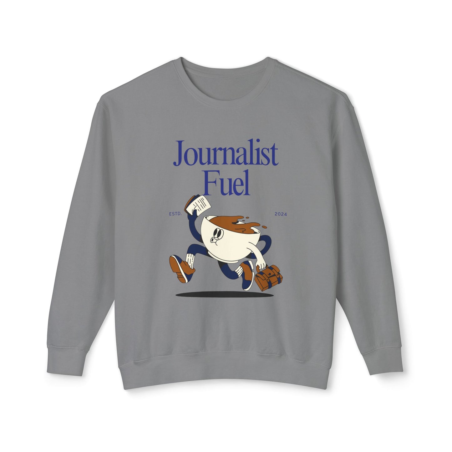 Journalist Fuel Lightweight Crewneck Sweatshirt