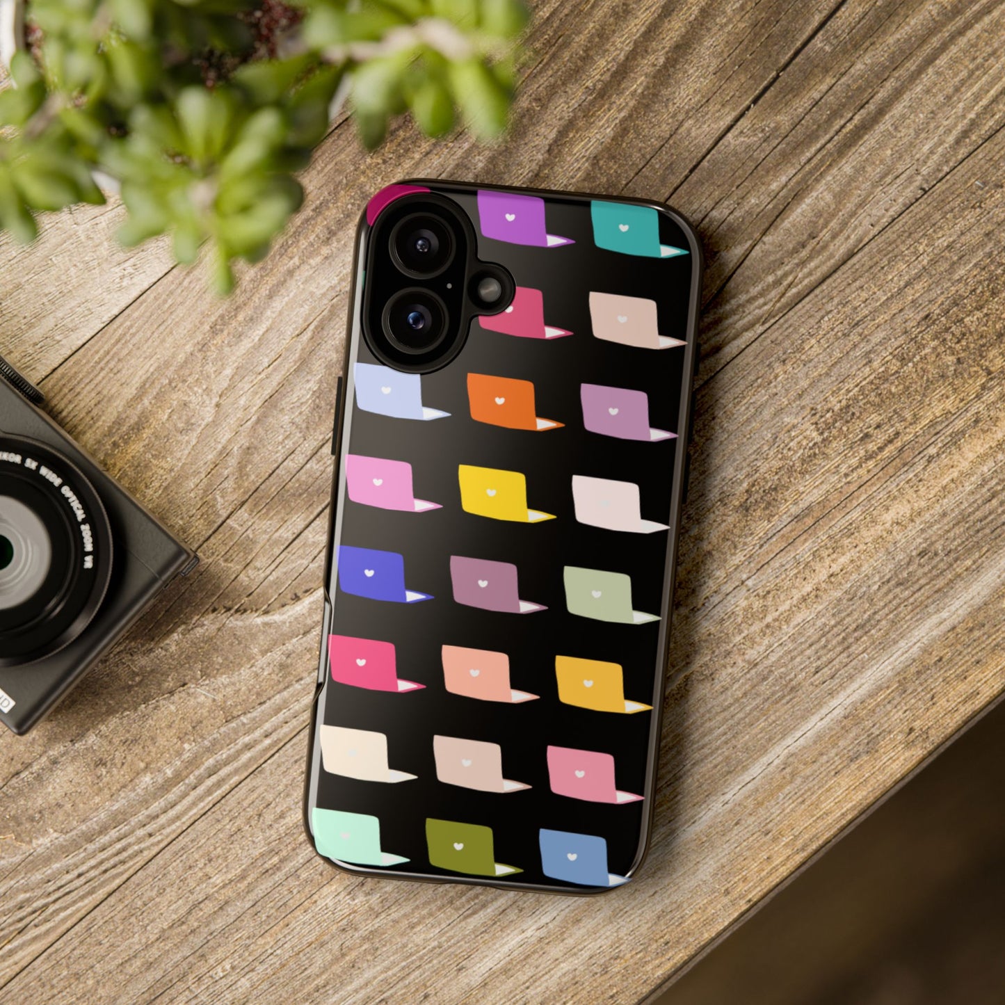 Colorful Laptop Icons Phone Case