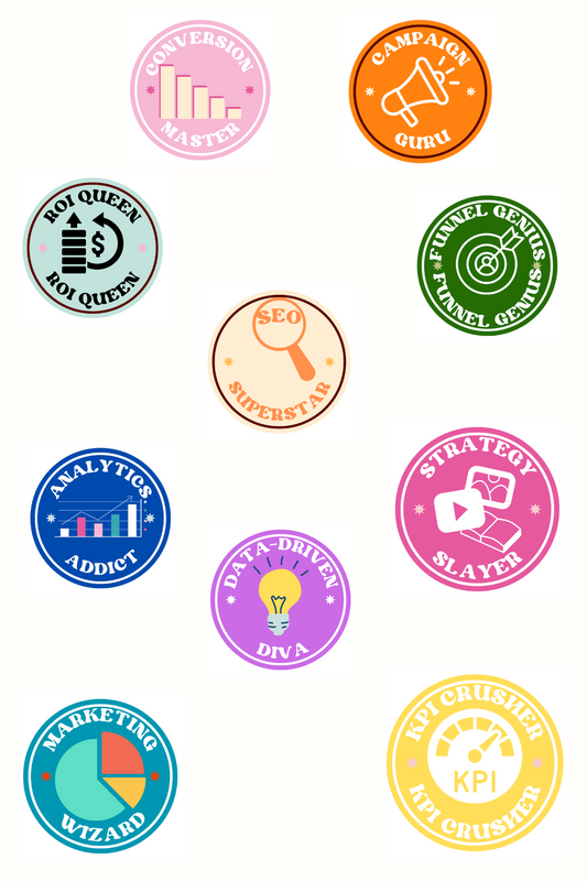 10-Pack Marketing Maven Sticker Sheet