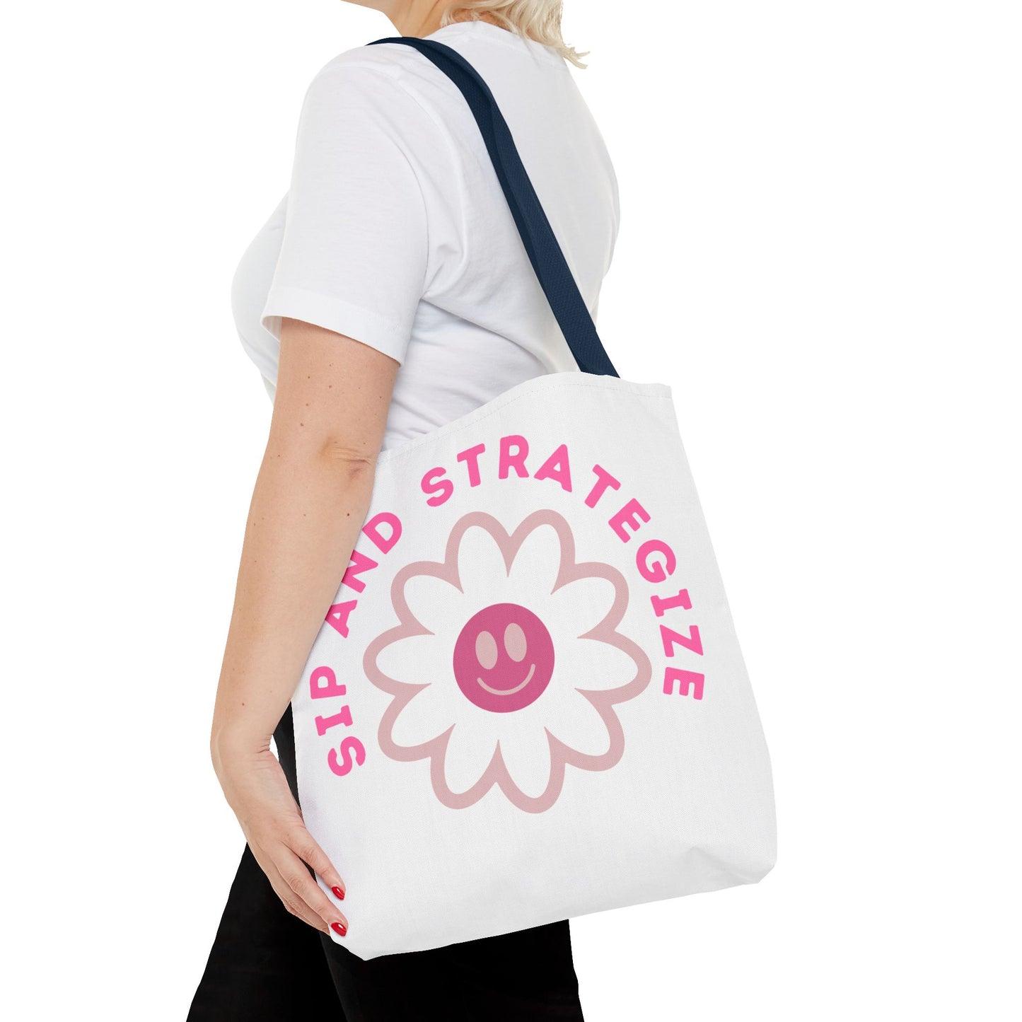 Sip & Strategize Tote Bag (AOP)