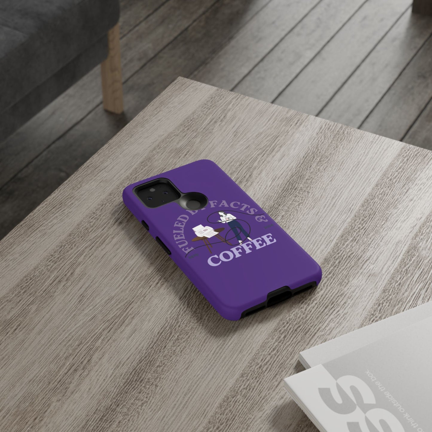 Fueled by Facts & Coffee Phone Case