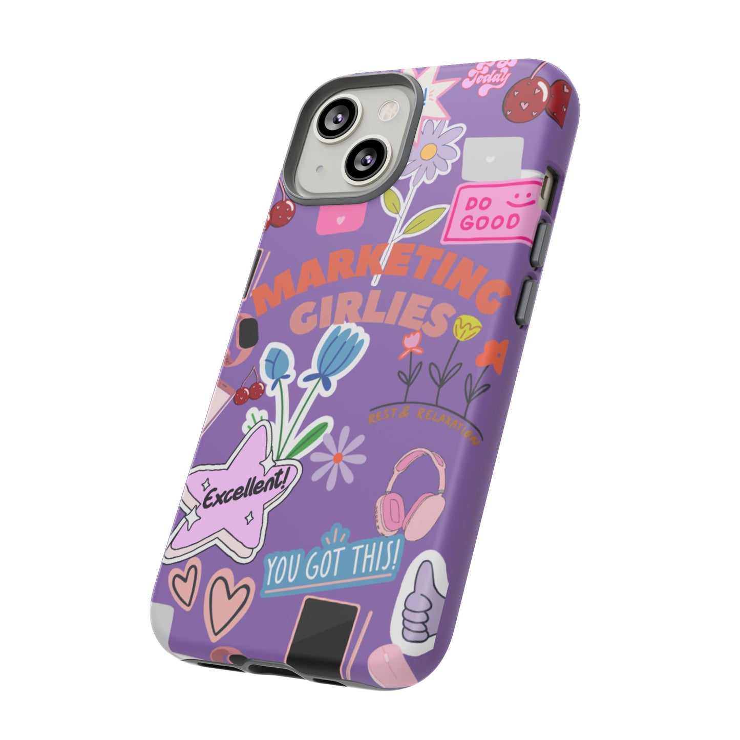 Marketing Girlies Sticker Phone Case